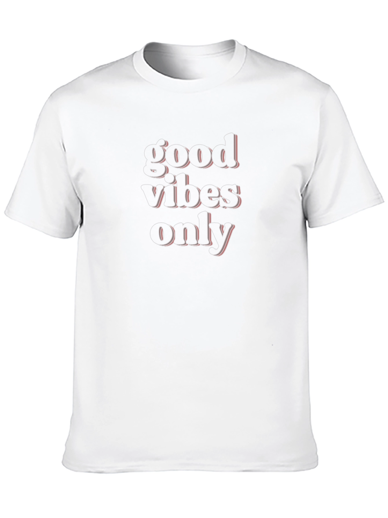 Black Good Vibes Only Black Graphic Tee view 10
