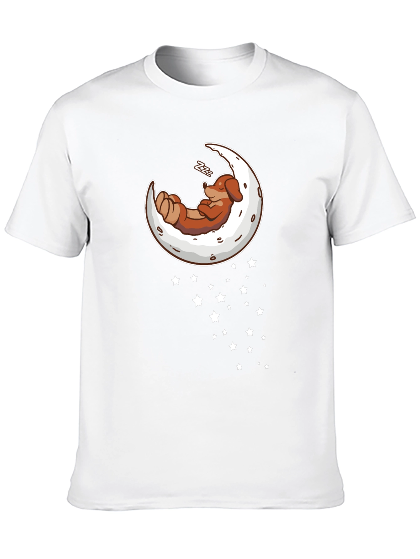 Dachshund Moon Sleep T-Shirt - 10