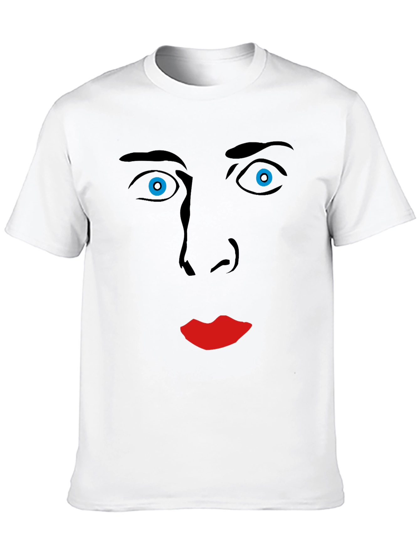 Black Nicolas Cage Face Graphic Tee - Soft Cotton Blend view 10