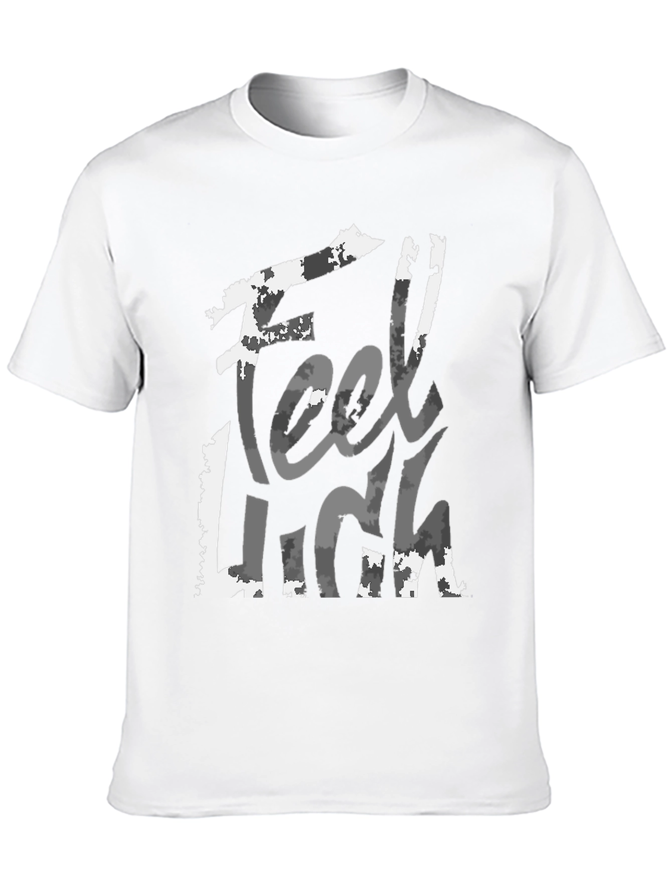 Black Feel Luck T-Shirt - Stylish Graphic Tee for Men view 10