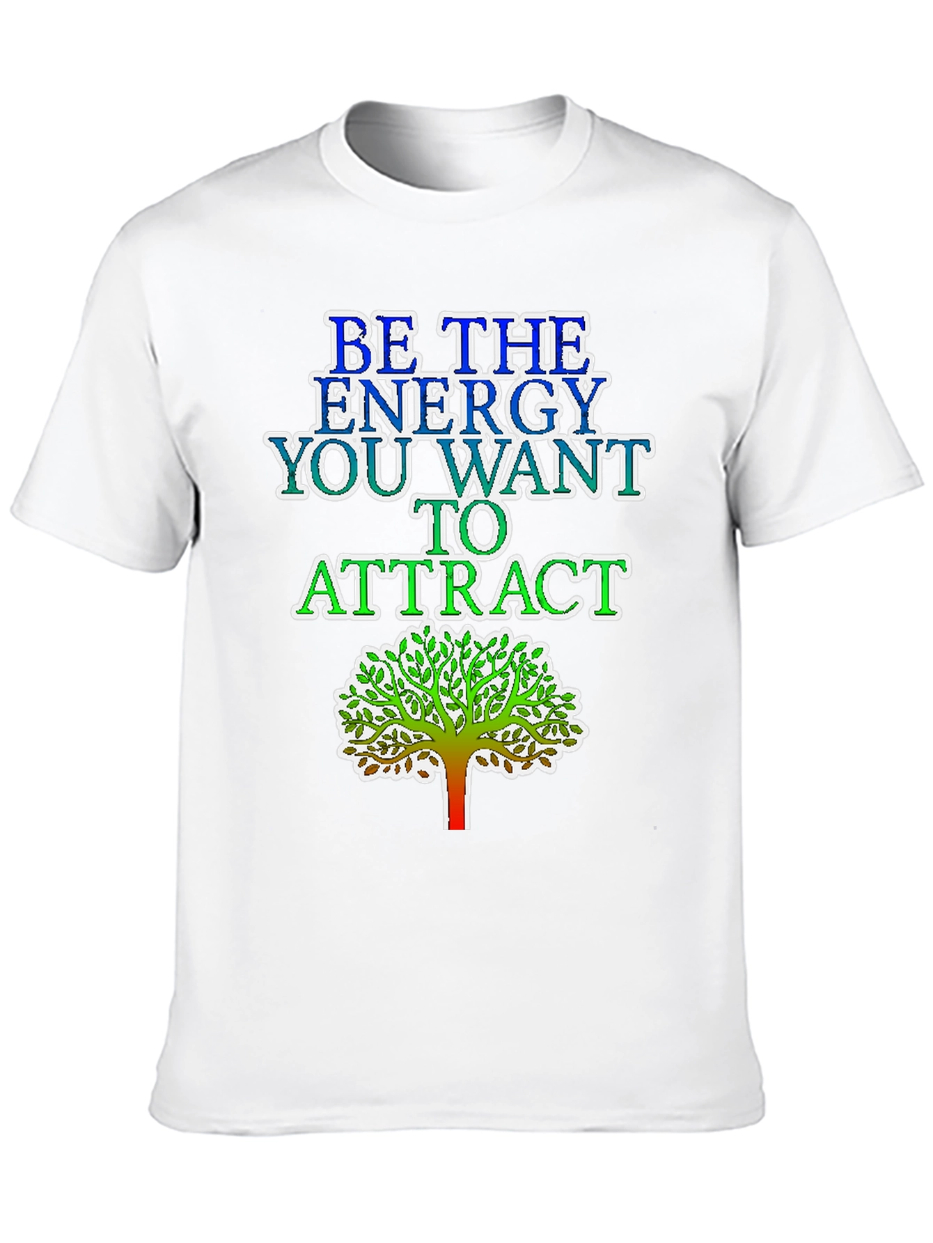 Black Energy Tree Graphic Tee - Black Casual T-Shirt view 10