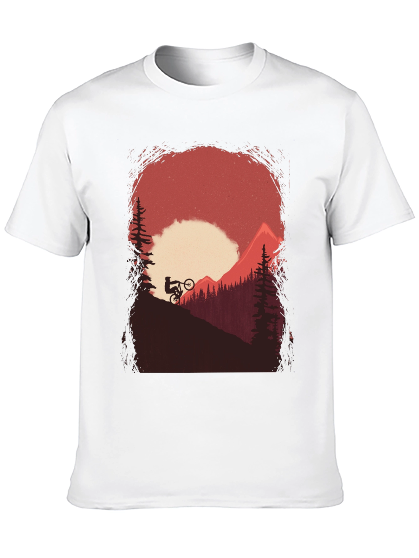 Black Mountain Biker Graphic Tee - Adventure Awaits view 10