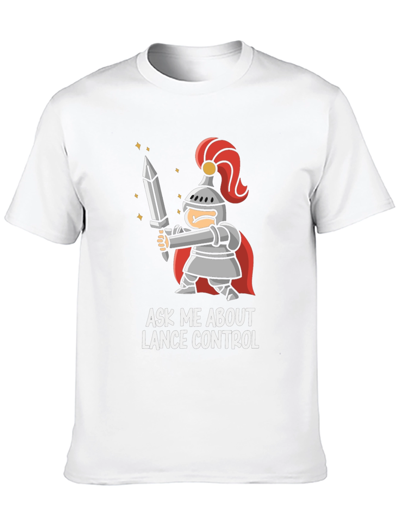 Black Ask Me About Lance Control T-Shirt view 10