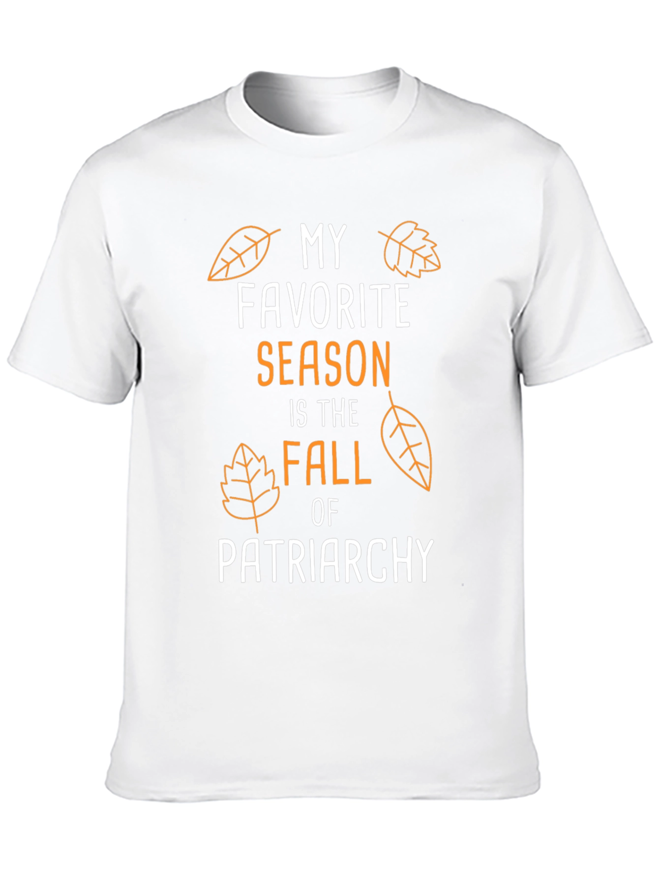 Black My Favorite Season Fall of Patriarchy T-Shirt view 10