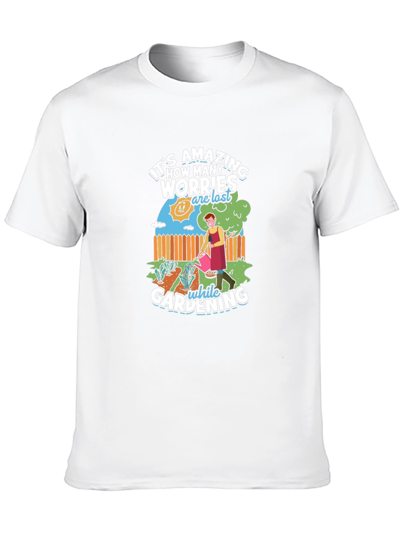 Black Gardening Worry-Free Graphic Tee view 10