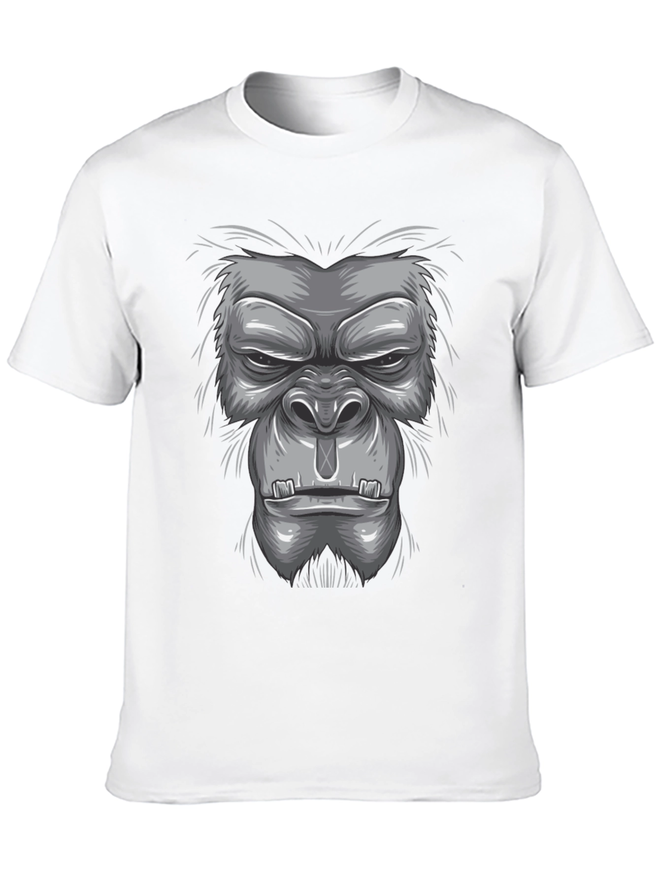 Black Gorilla Graphic Tee - Bold Animal Design view 10