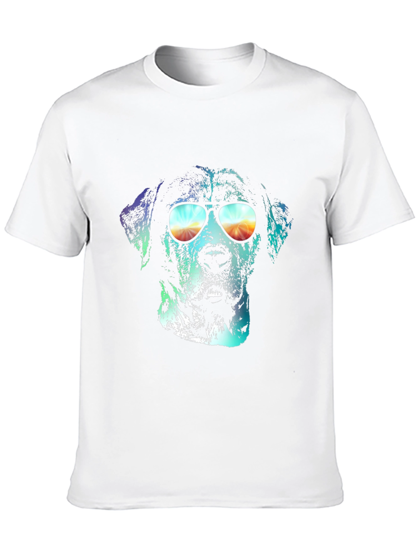 Black Cool Dog Graphic Tee - Black Cotton view 10