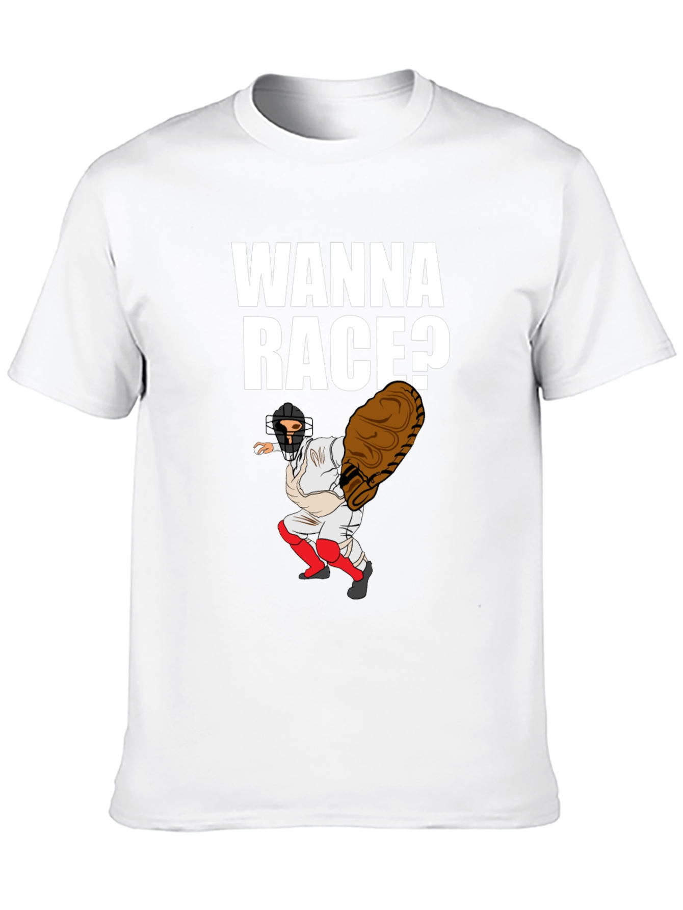 Wanna Race Baseball T-Shirt - 10