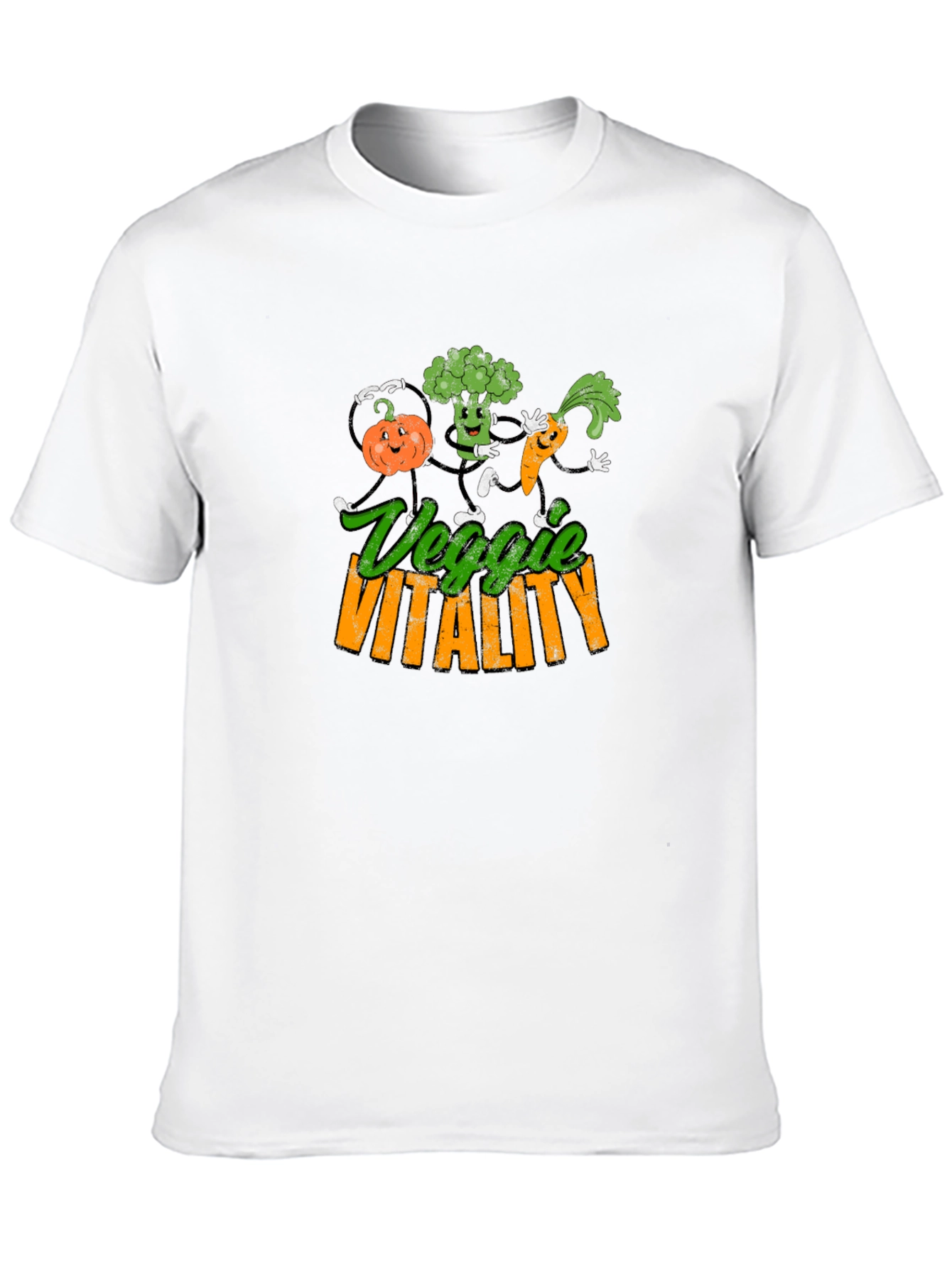 Veggie Vitality T-Shirt - Fun Cartoon Vegetables! - 10