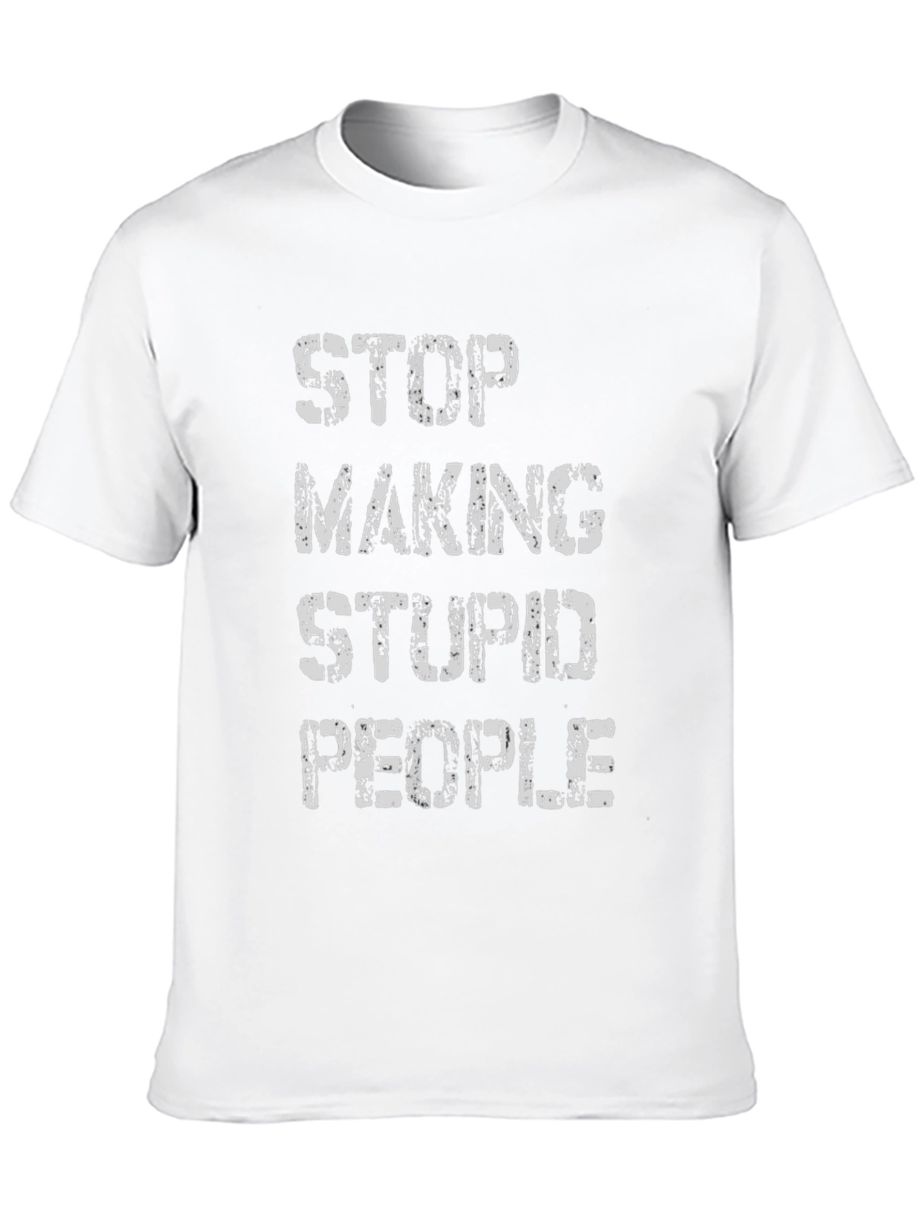 Black Stop Making Stupid People Graphic Tee - Black view 10