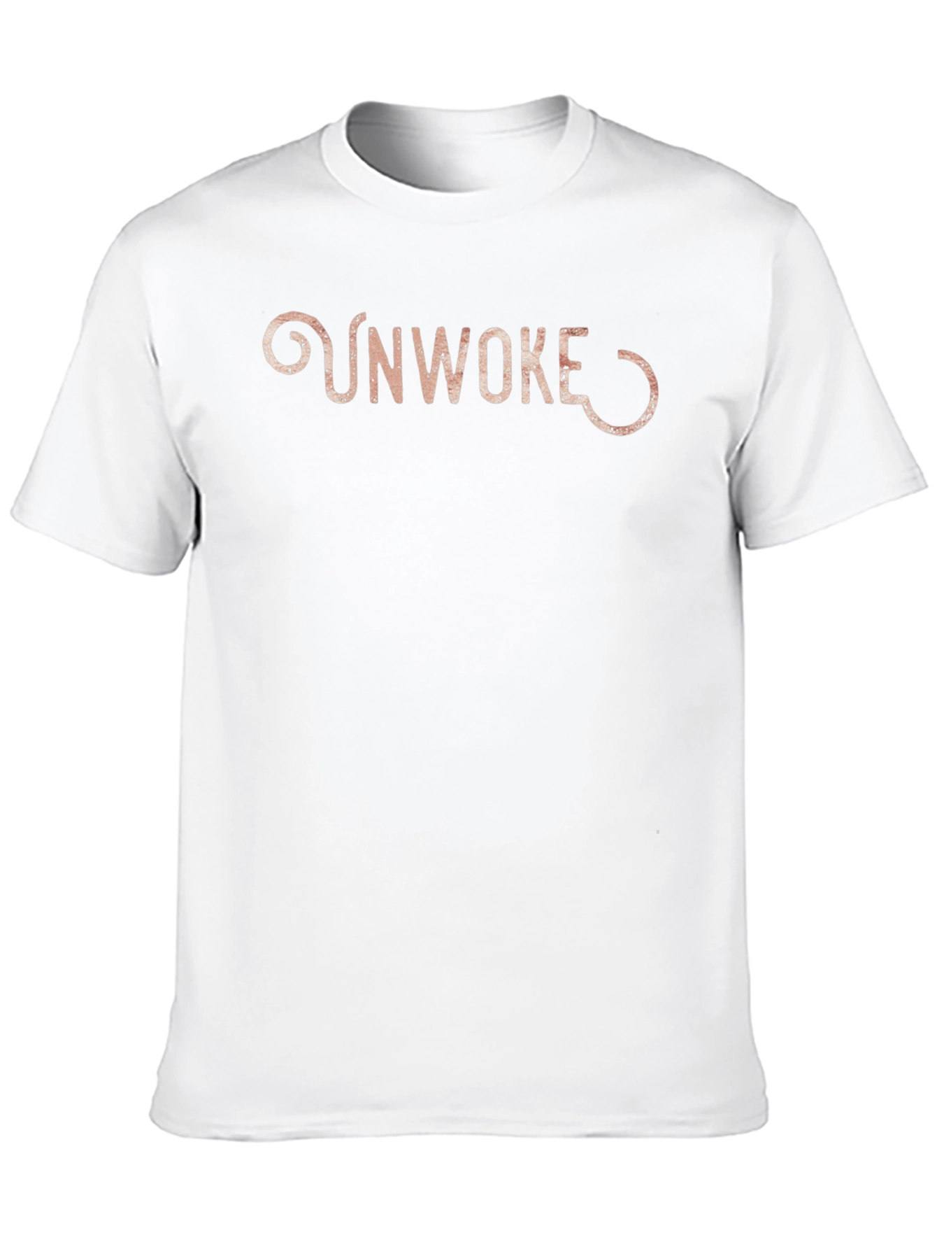 Black Unwoke Graphic Tee - Men's Short Sleeve T-Shirt view 10
