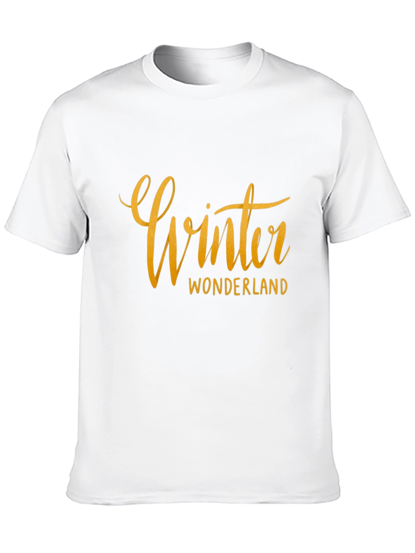 Black Winter Wonderland Black T-Shirt view 10