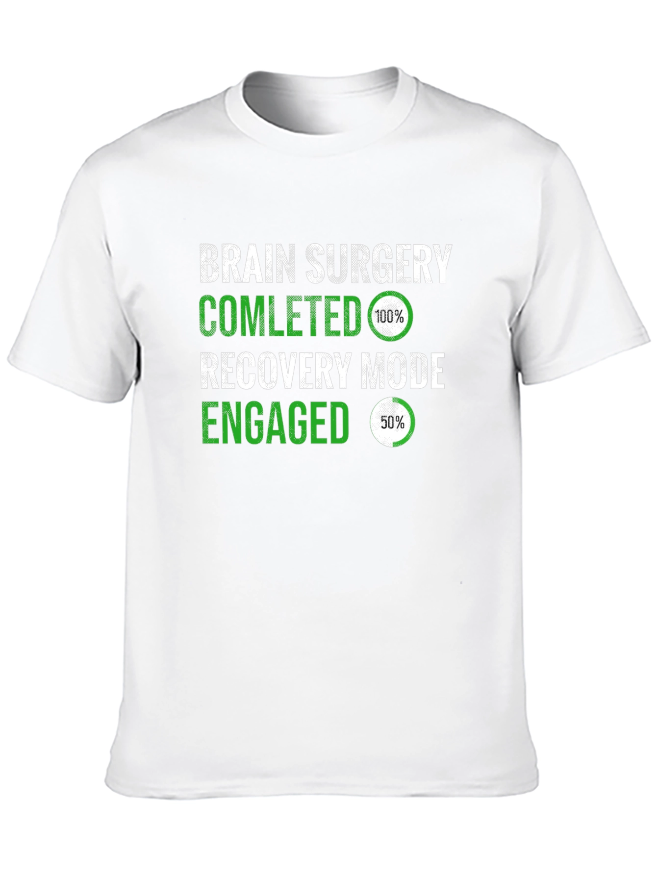 Black Brain Surgery Recovery Mode T-Shirt view 10