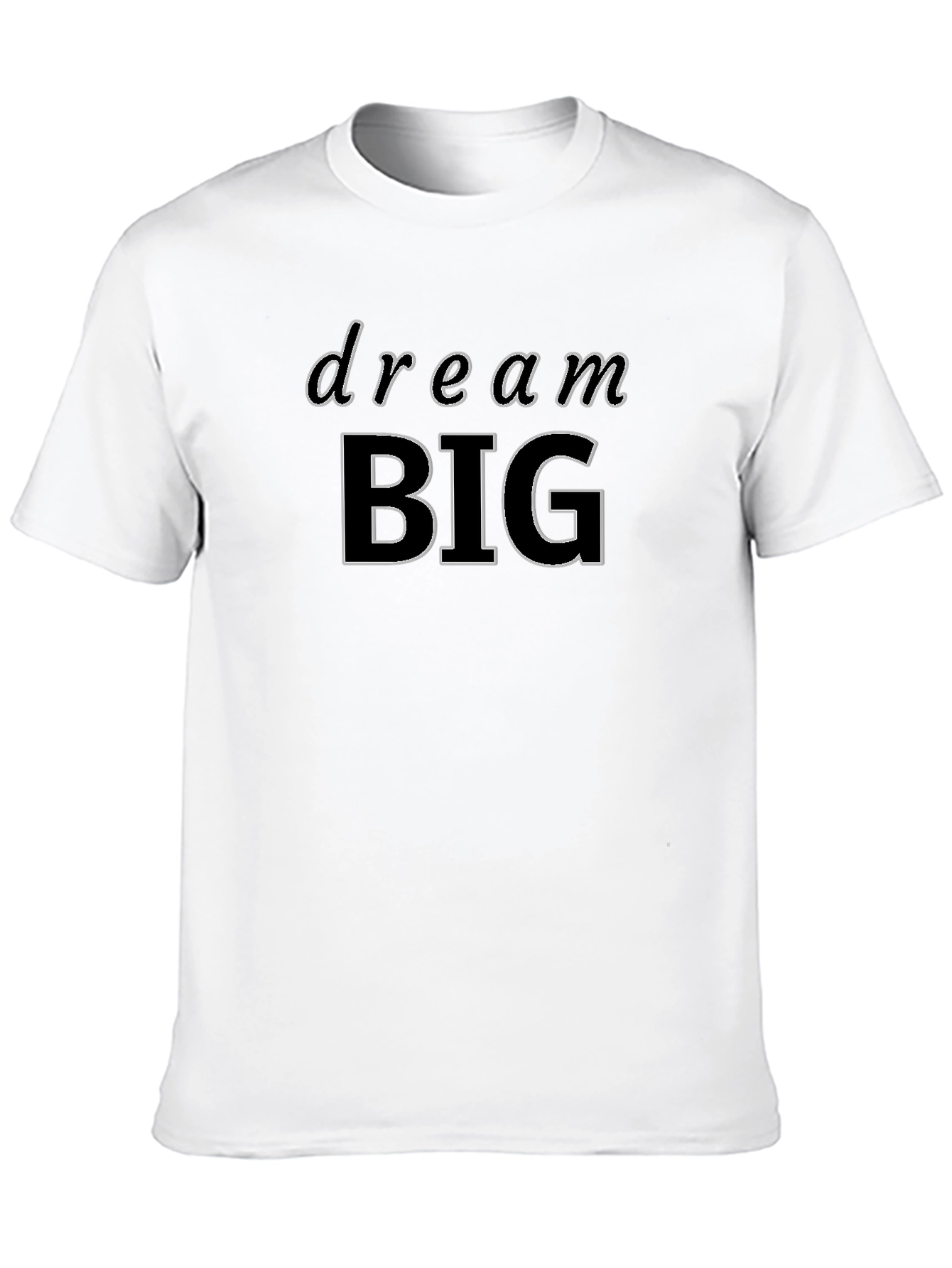 Black Dream BIG Graphic Tee - Motivational Shirt view 10