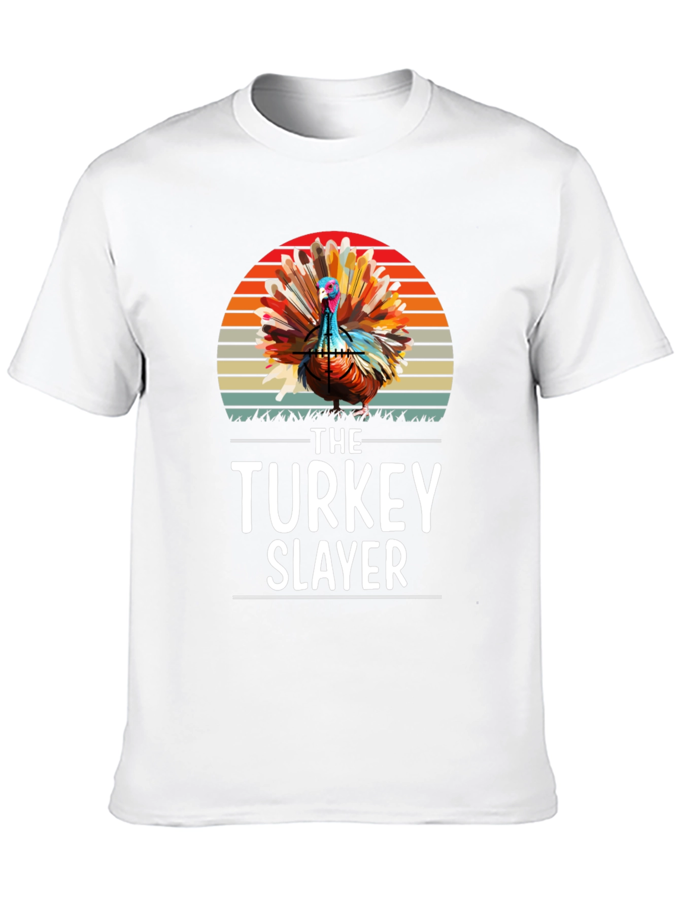 Black Turkey Slayer Graphic T-Shirt - Thanksgiving Apparel view 10