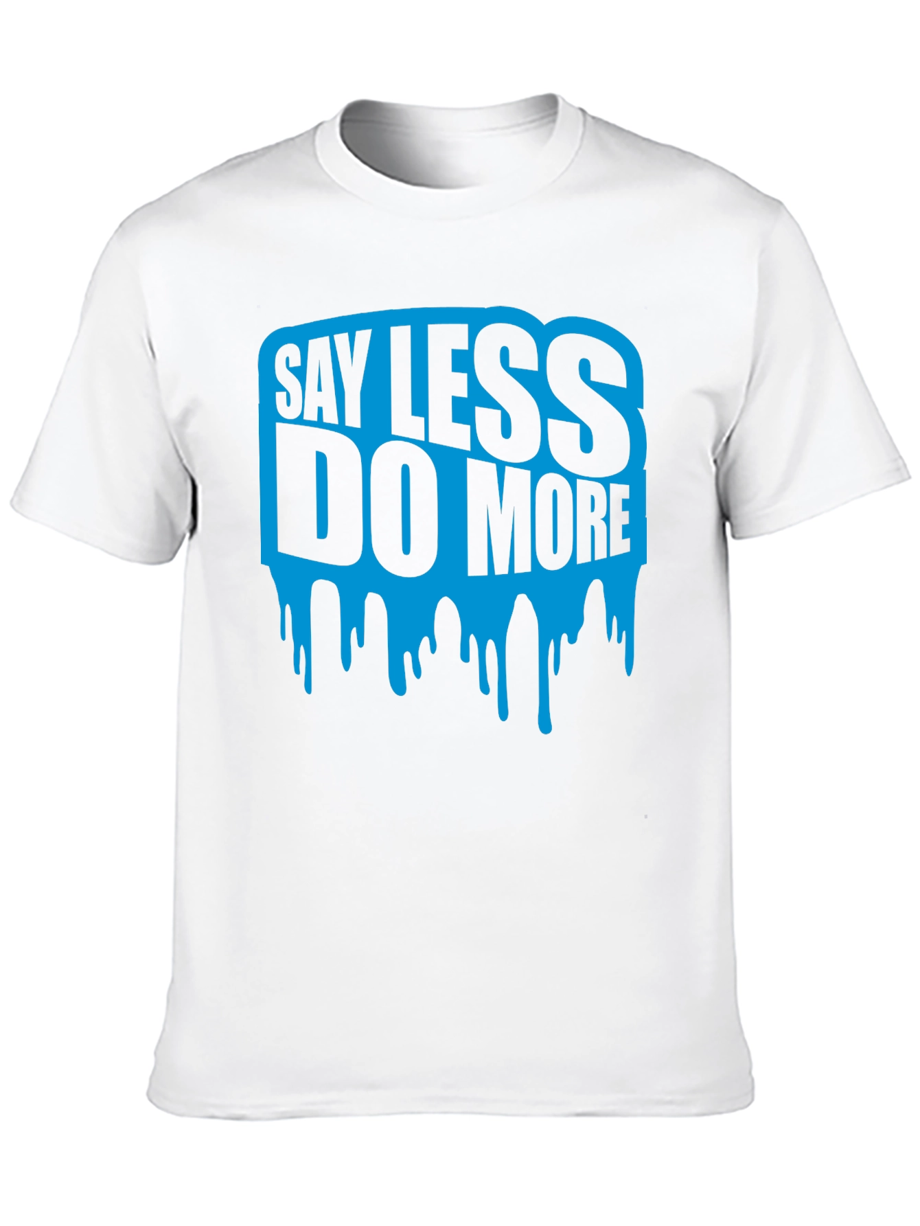 Black Say Less Do More Graphic Tee - Black view 10