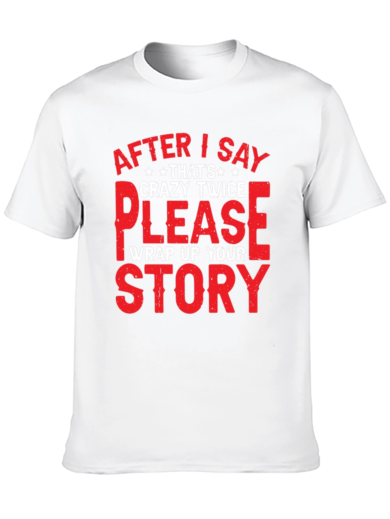 Black Crazy Twice Story Men's Graphic Tee view 10