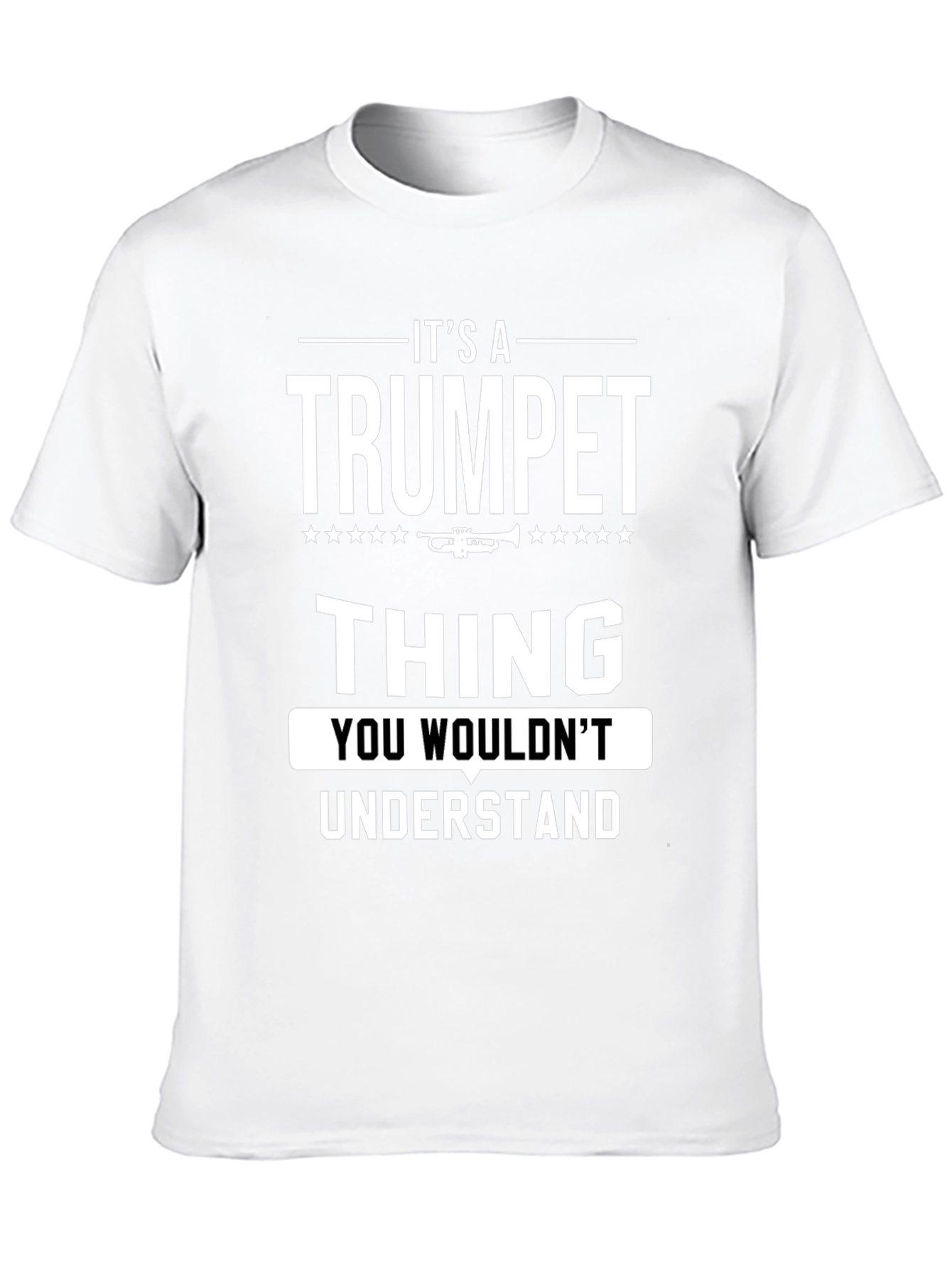 Black It's a Trumpet Thing T-Shirt view 10