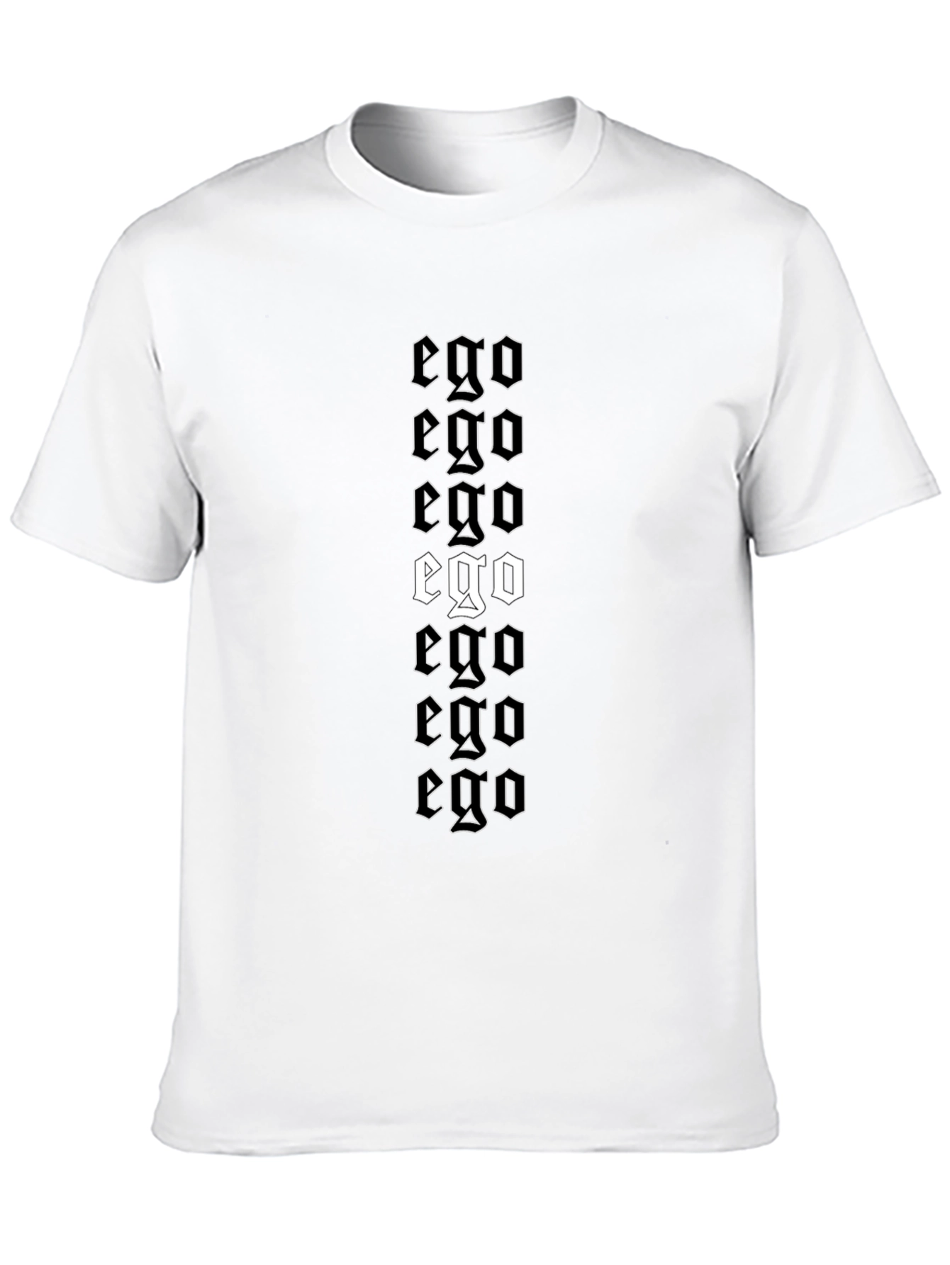 Black Ego Graphic Print Black T-Shirt view 10