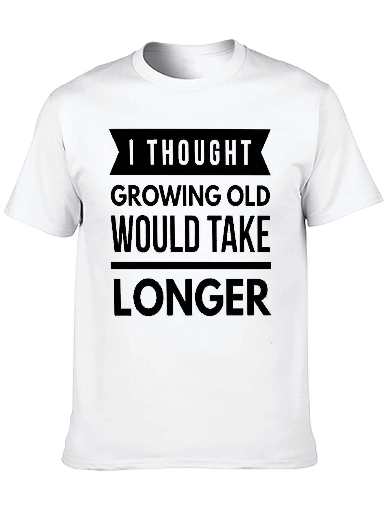 Black Funny Aging Humor Graphic T-Shirt view 10