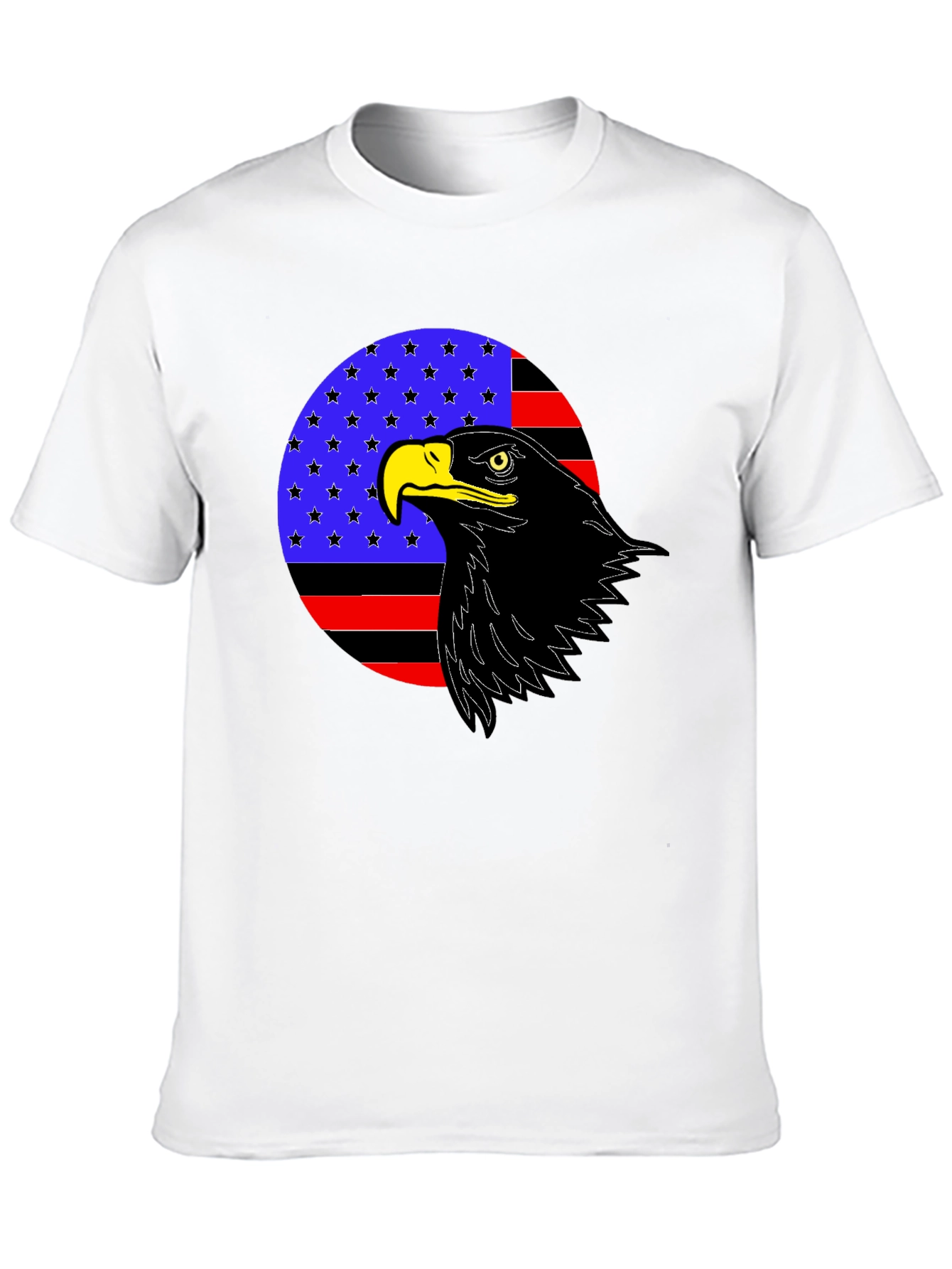 Black American Eagle Patriotic T-Shirt view 10