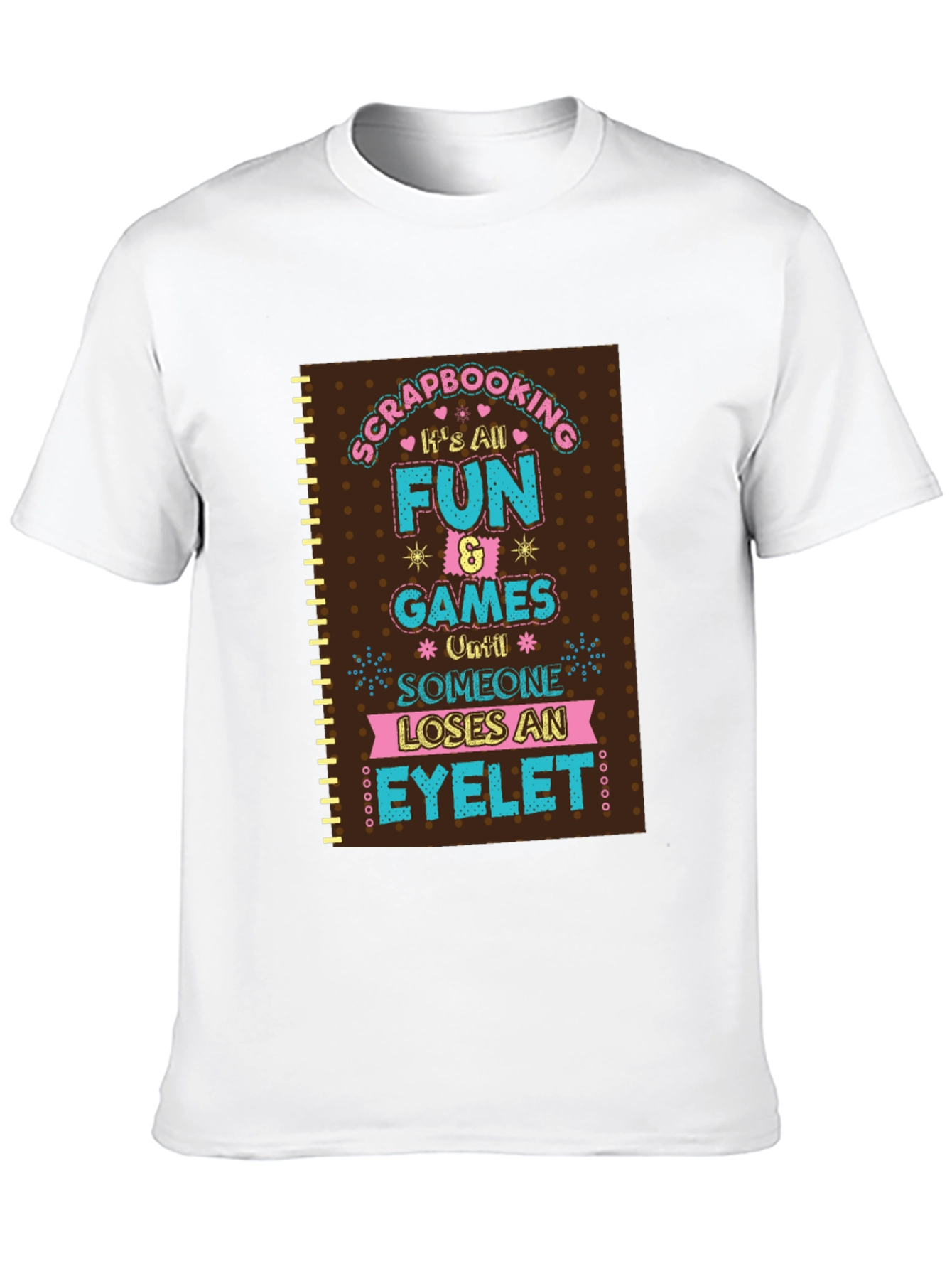 Black Scrapbooking Fun T-Shirt view 10