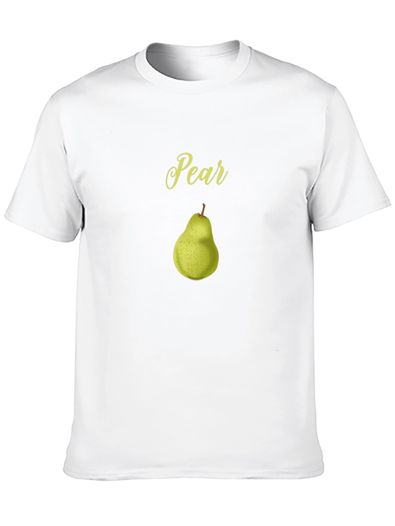 Black Pear Graphic Tee - Black Fruit T-Shirt view 10