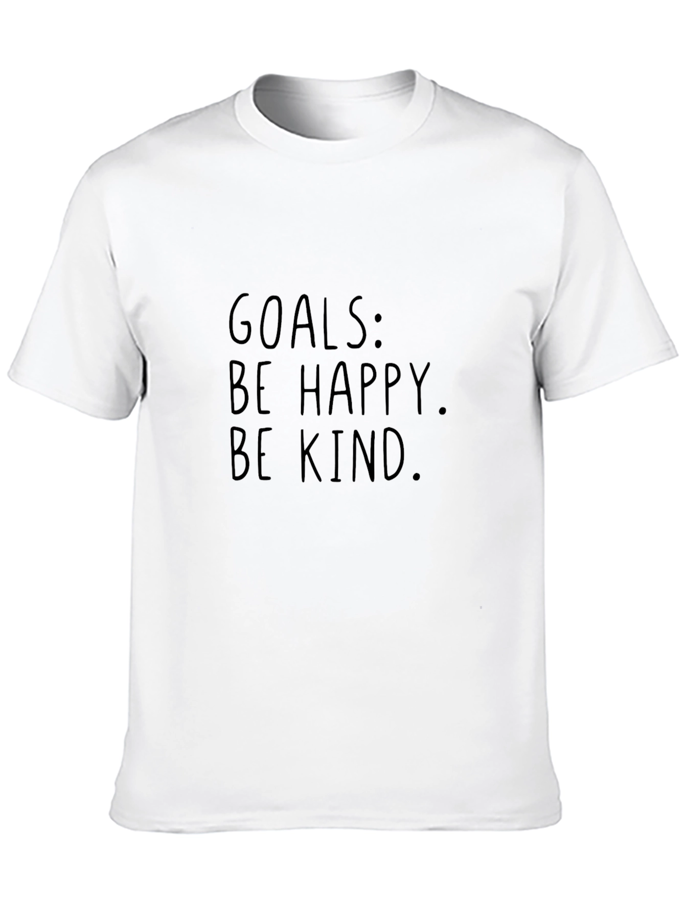 Black Goals: Be Happy Be Kind Graphic Tee view 10