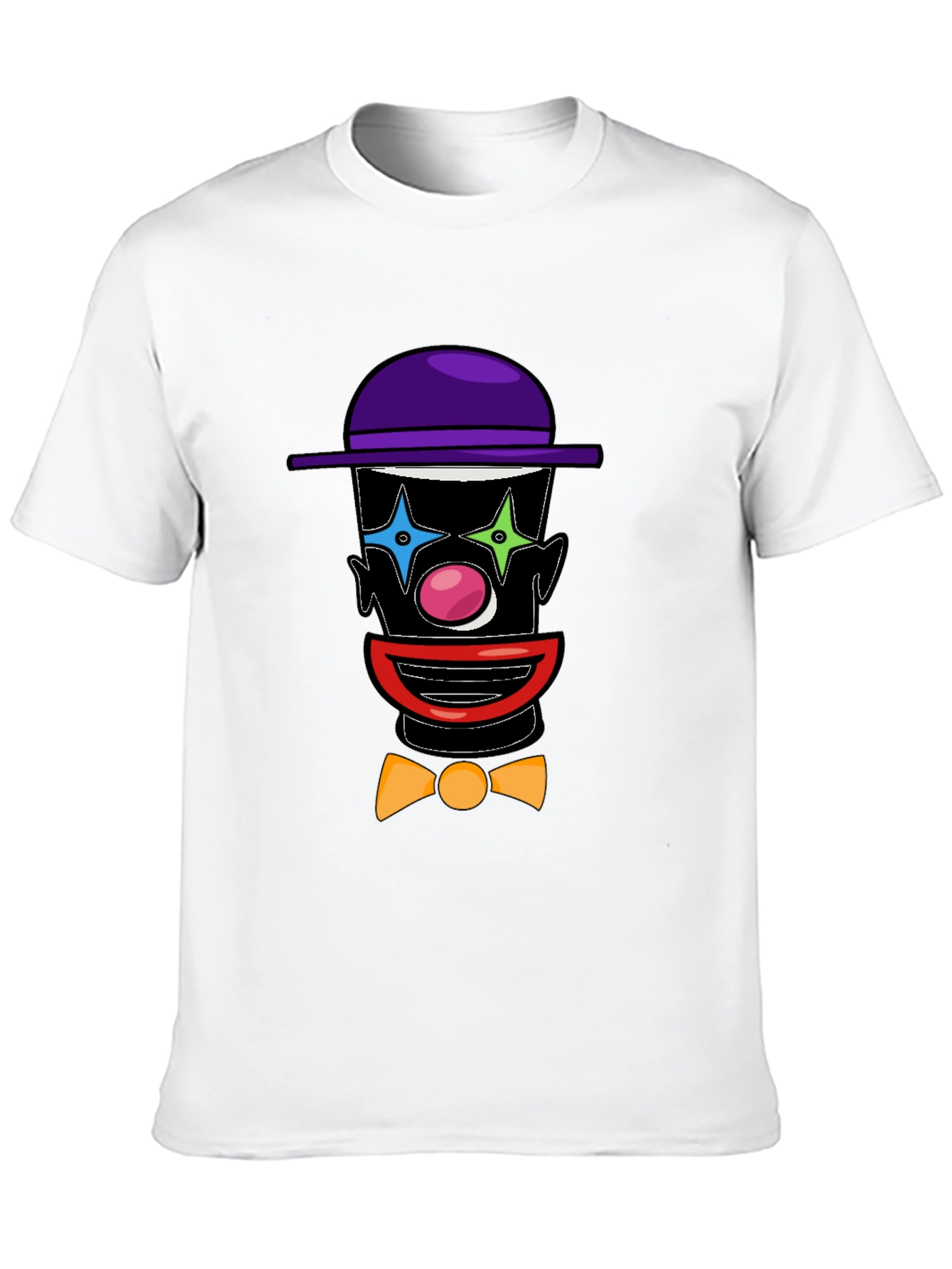Black Clown Face Graphic Tee - Fun & Unique Design view 10