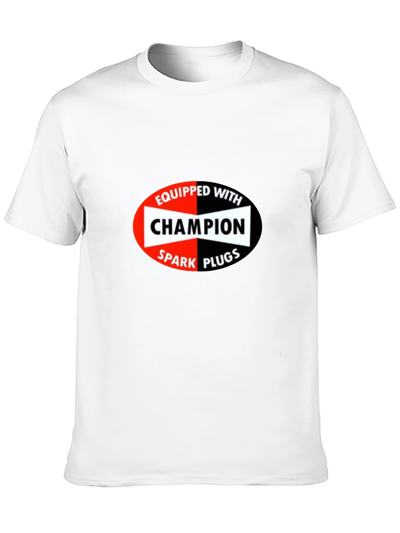 Black Champion Spark Plugs Graphic T-Shirt view 10