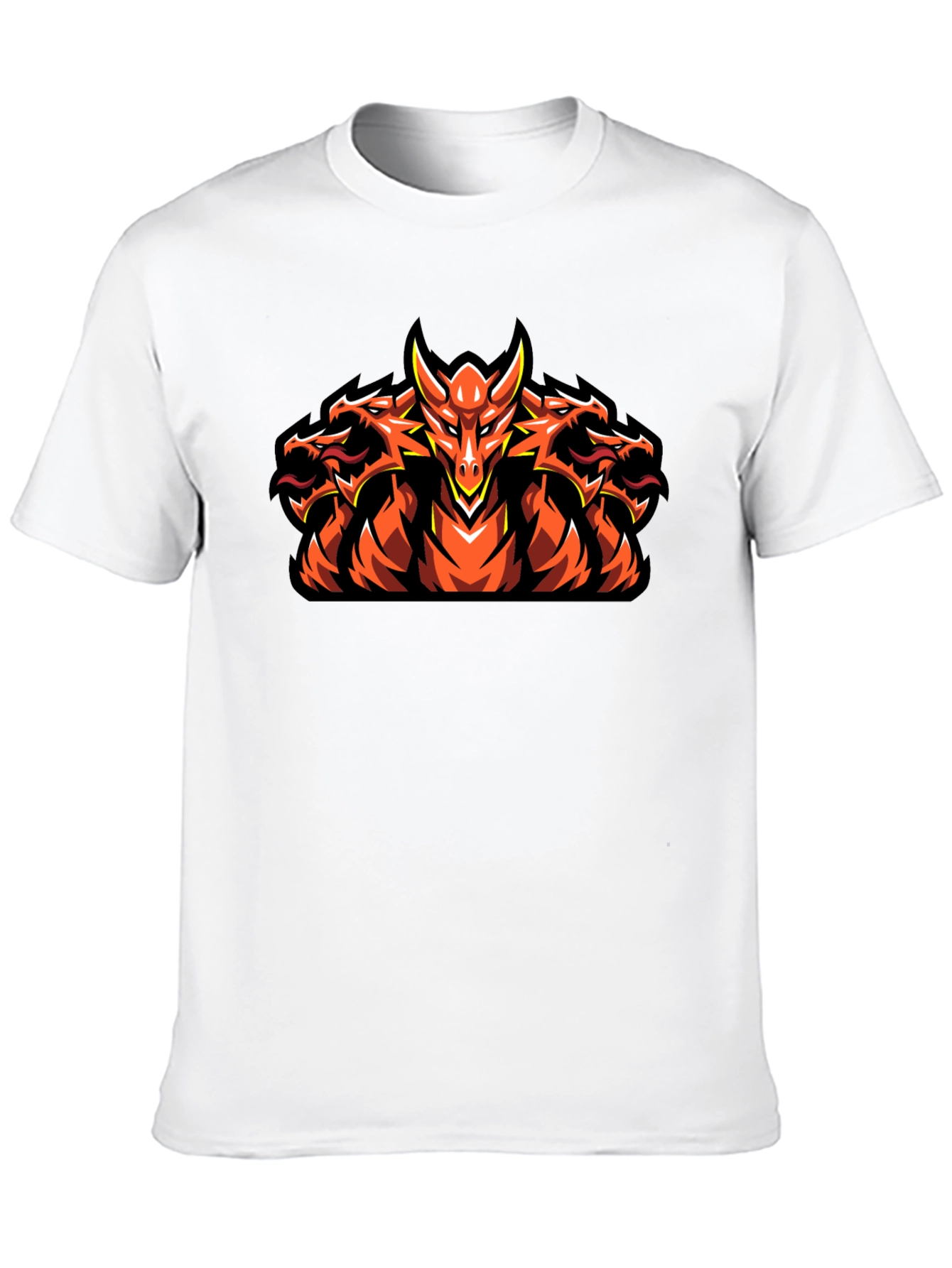 Hydra Dragon Graphic Tee - Men's Black T-Shirt - 10