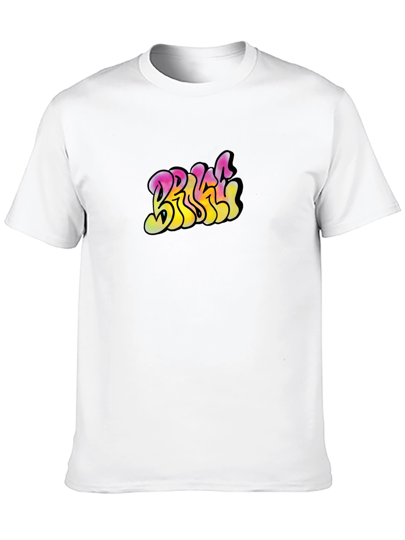 Black Cool Graffiti Style Graphic T-Shirt view 10