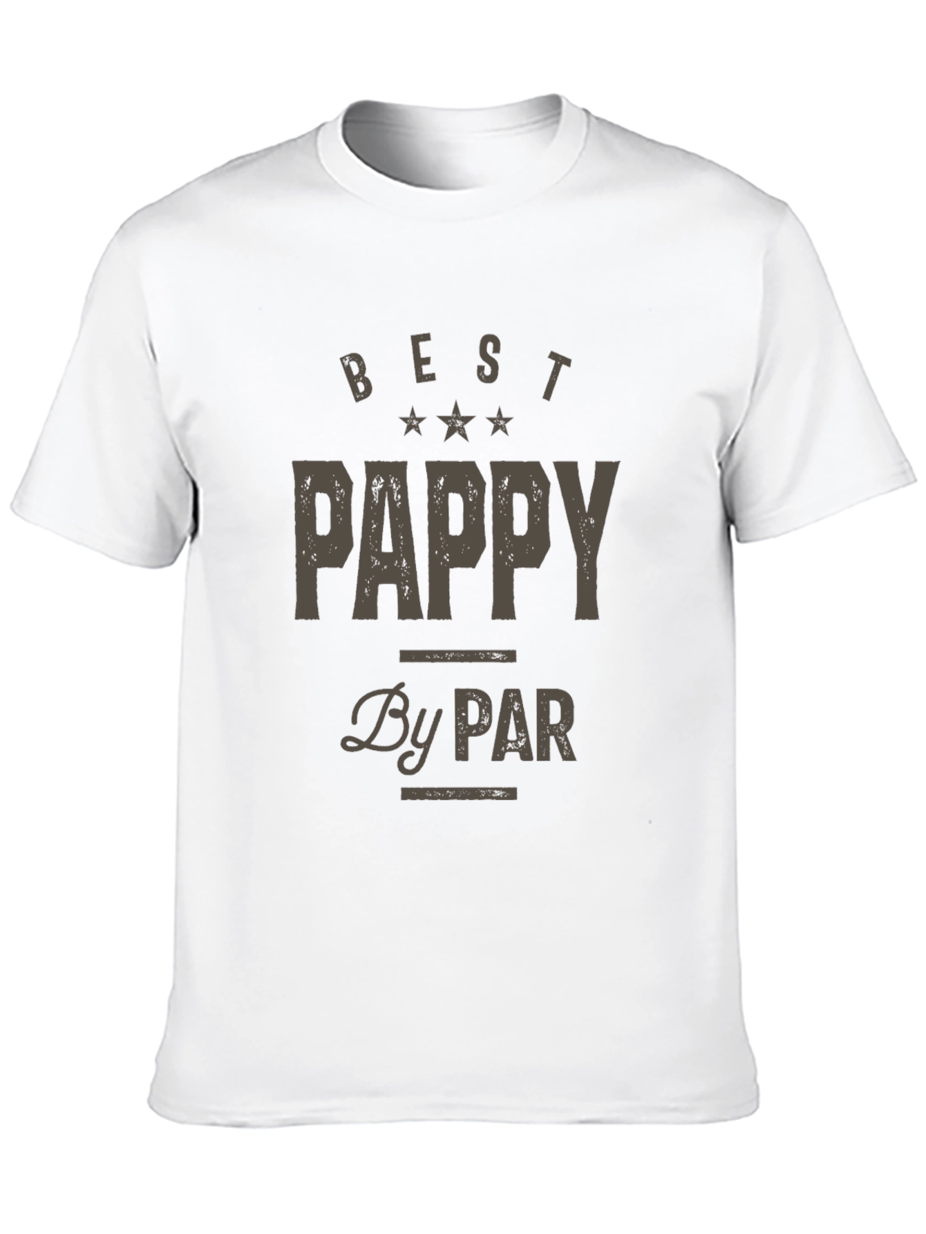 Black Best Pappy By Par T-Shirt Golfing Grandfather Tee view 10