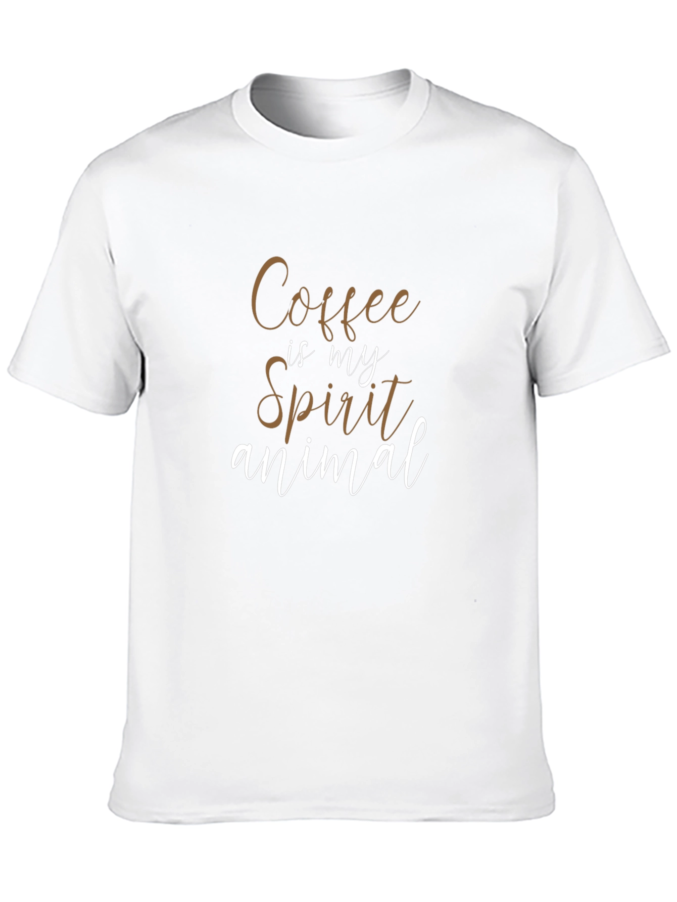Black Coffee Is My Spirit Animal - Funny Graphic Tee view 10