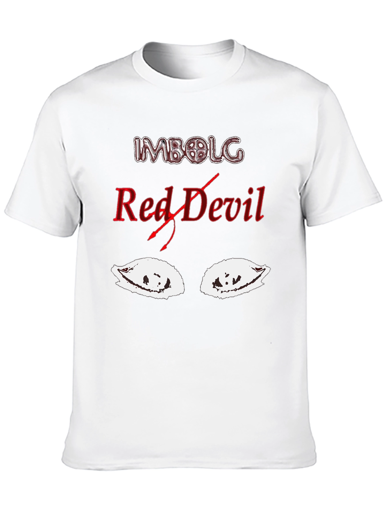 Black Imbolg Red Devil Graphic T-Shirt - Soft Cotton Blend view 10