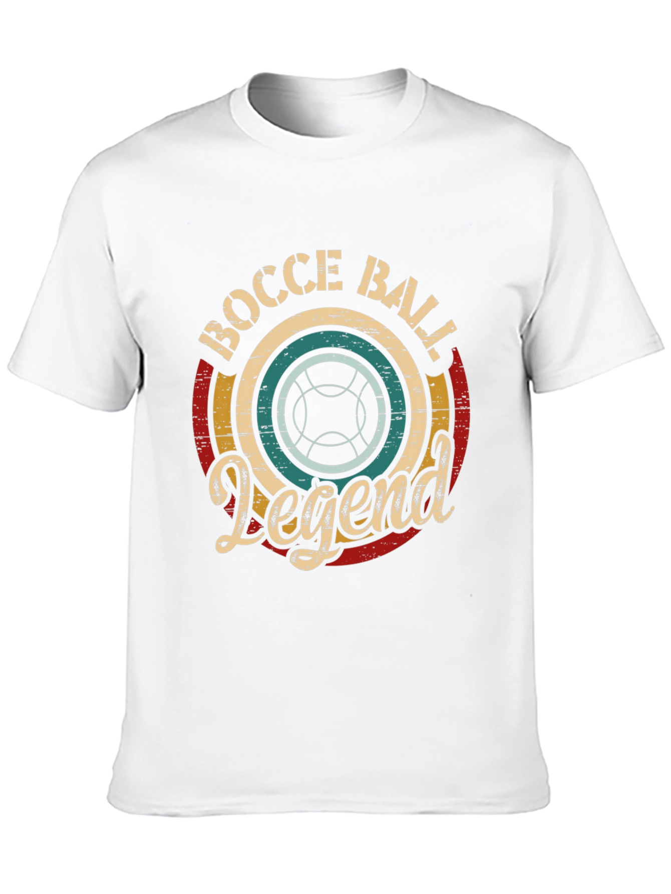 Black Bocce Ball Legend T-Shirt - Vintage Style view 10