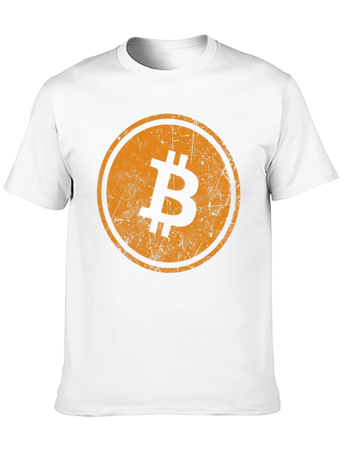 Black Bitcoin Logo Black T-Shirt - Crypto Currency Tee view 10