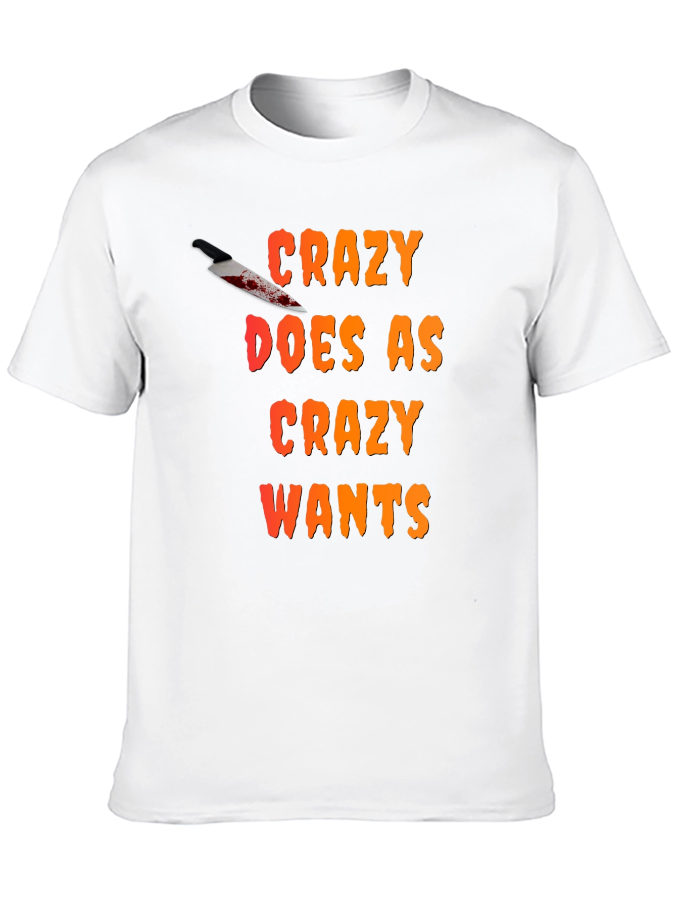 Black Crazy Wants T-Shirt view 10