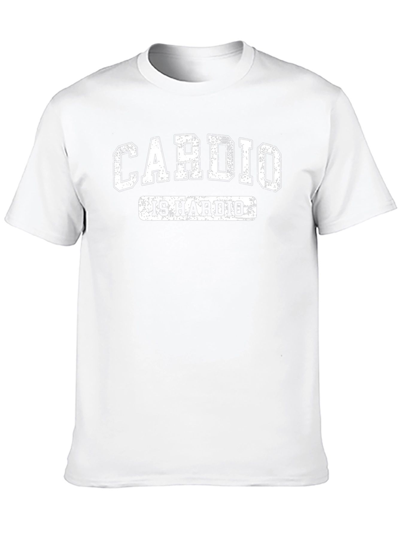 Black Cardio is Hardio Graphic T-Shirt view 10