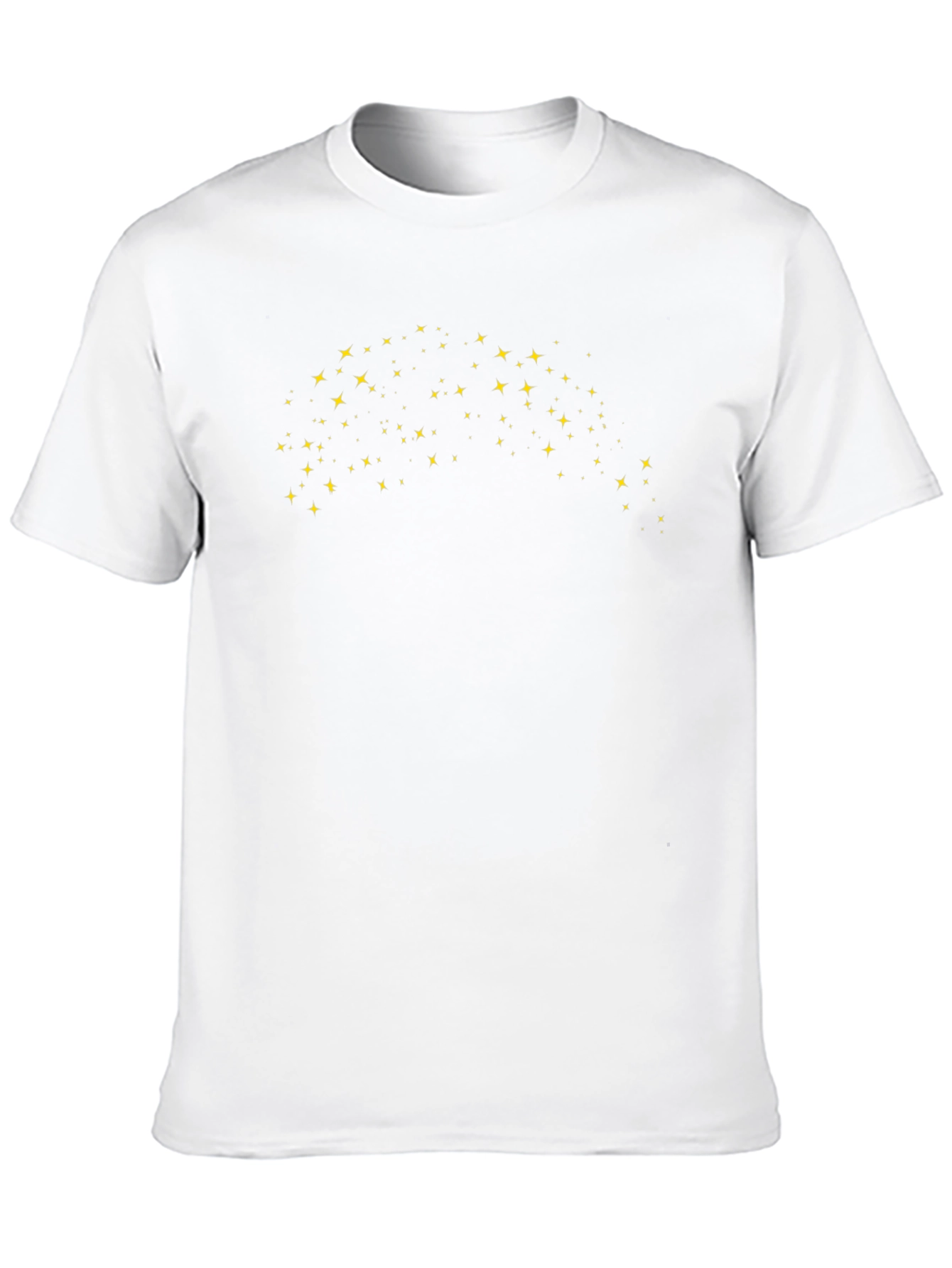 Black Starry Night Black T-Shirt view 10