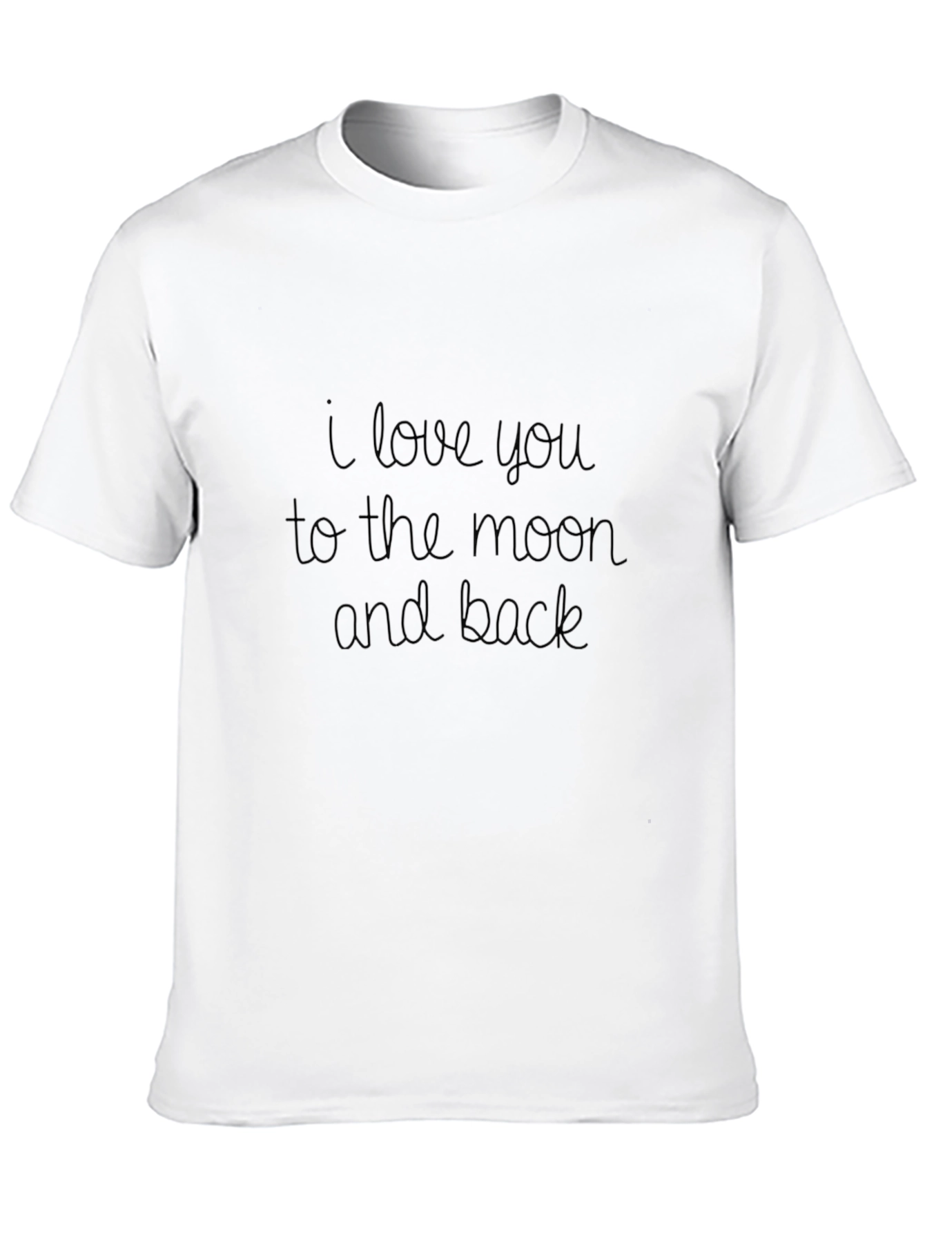 Black I Love You to the Moon and Back Graphic Tee view 10