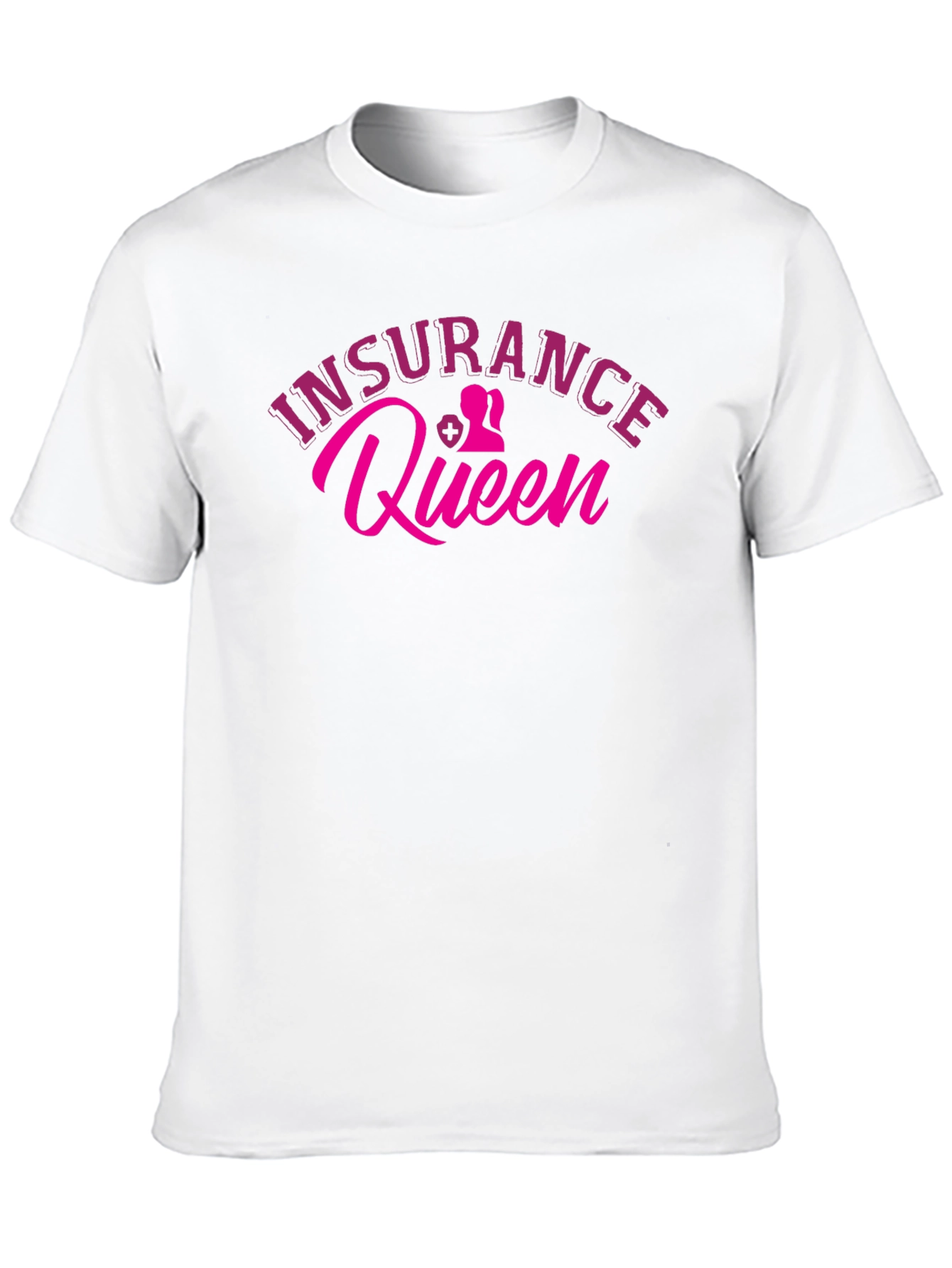 Black Insurance Queen Black T-Shirt view 10