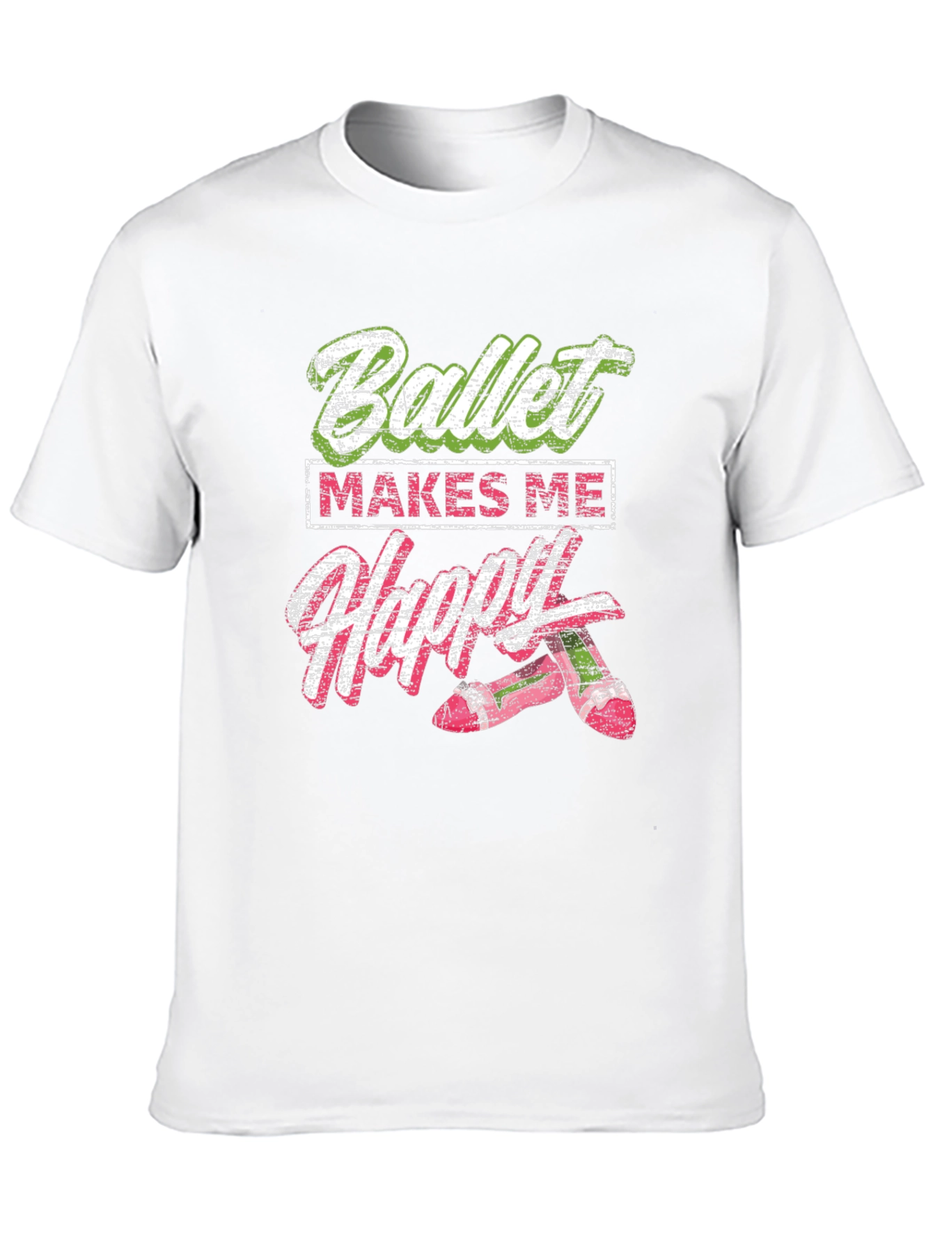 Black Ballet Makes Me Happy T-Shirt view 10