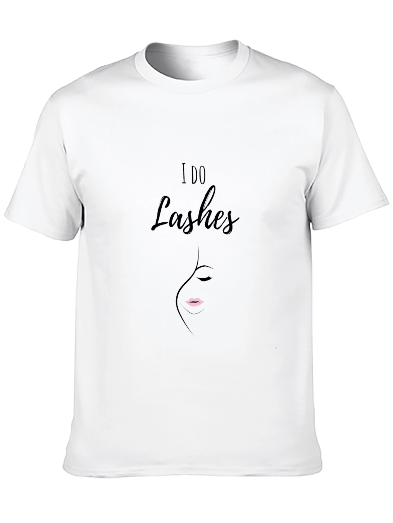 Black I Do Lashes Graphic Tee - Black T-Shirt view 10