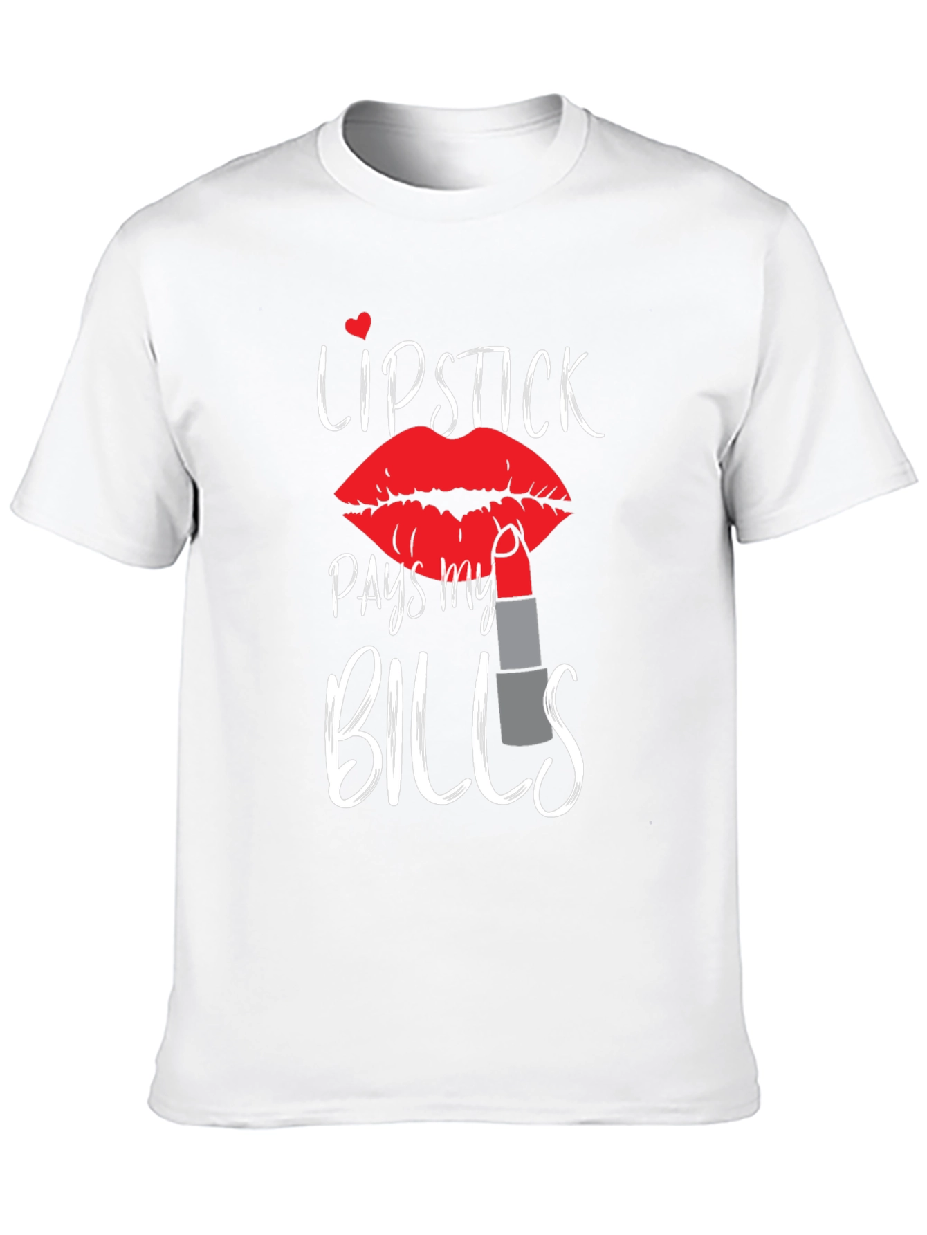 Black Lipstick Pays My Bills Graphic Tee view 10