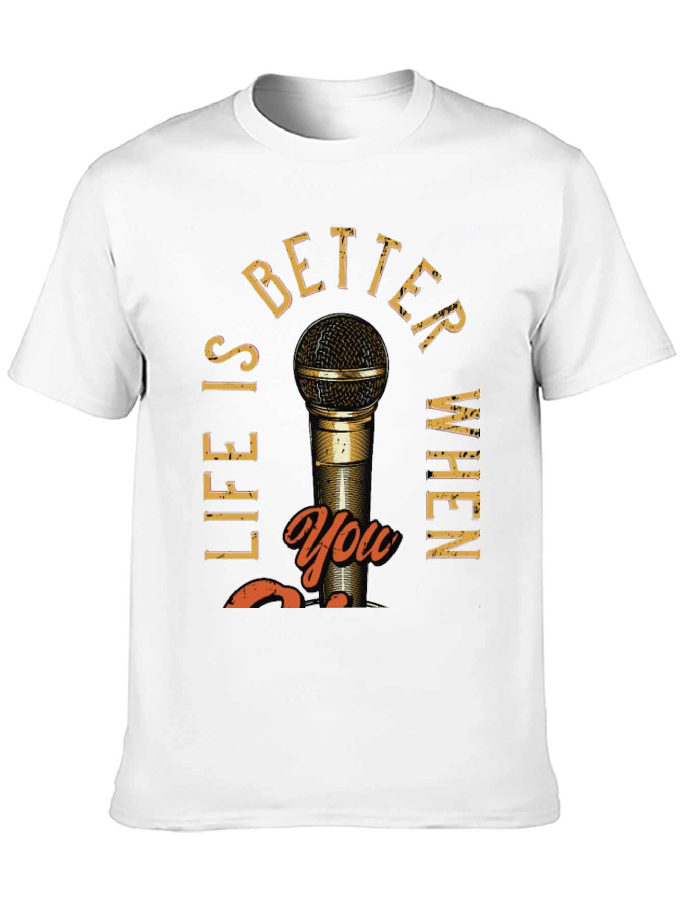 Black Life Is Better With You Men's Graphic T-Shirt view 10