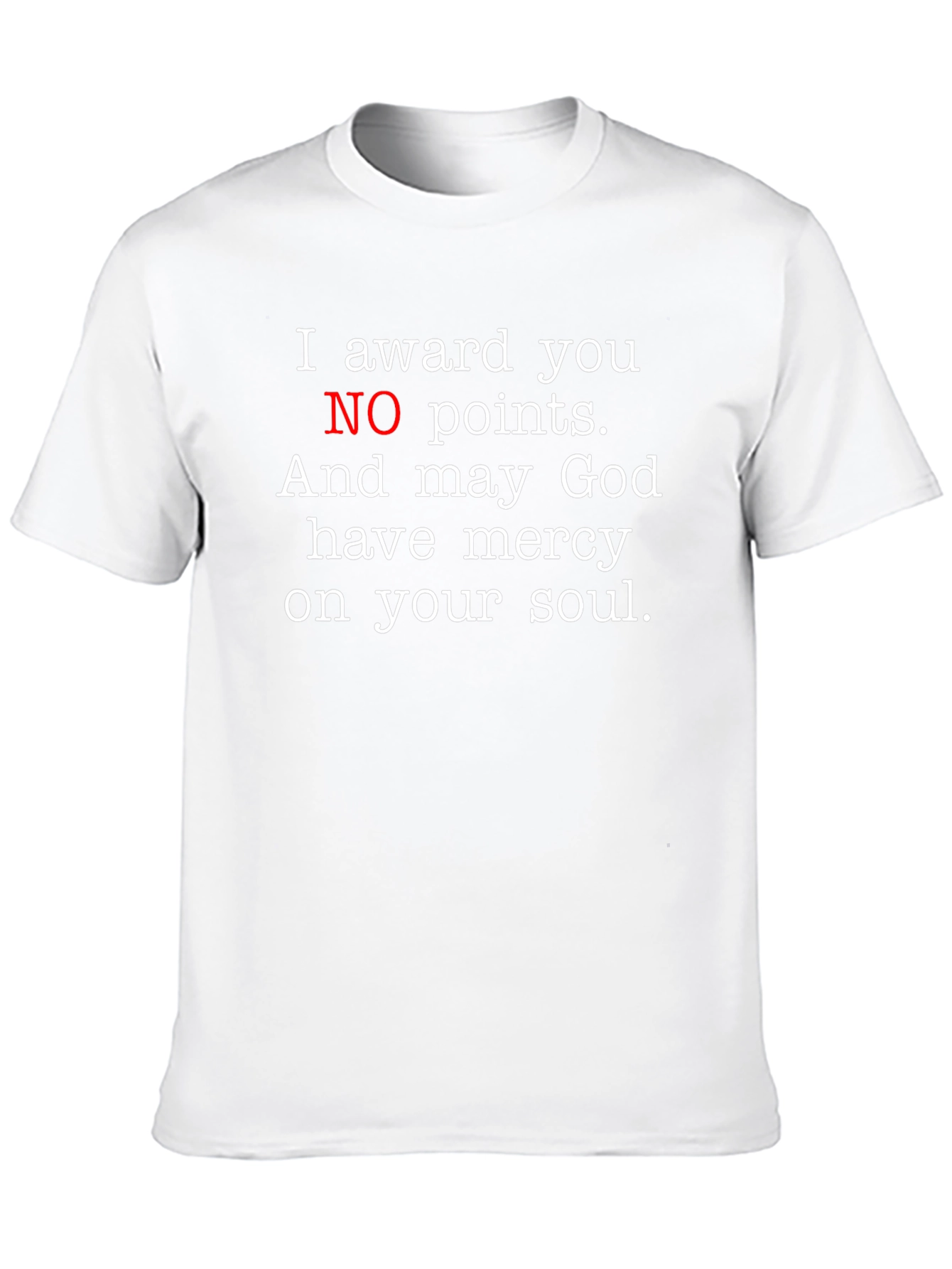 Black I Award You No Points T-Shirt view 10