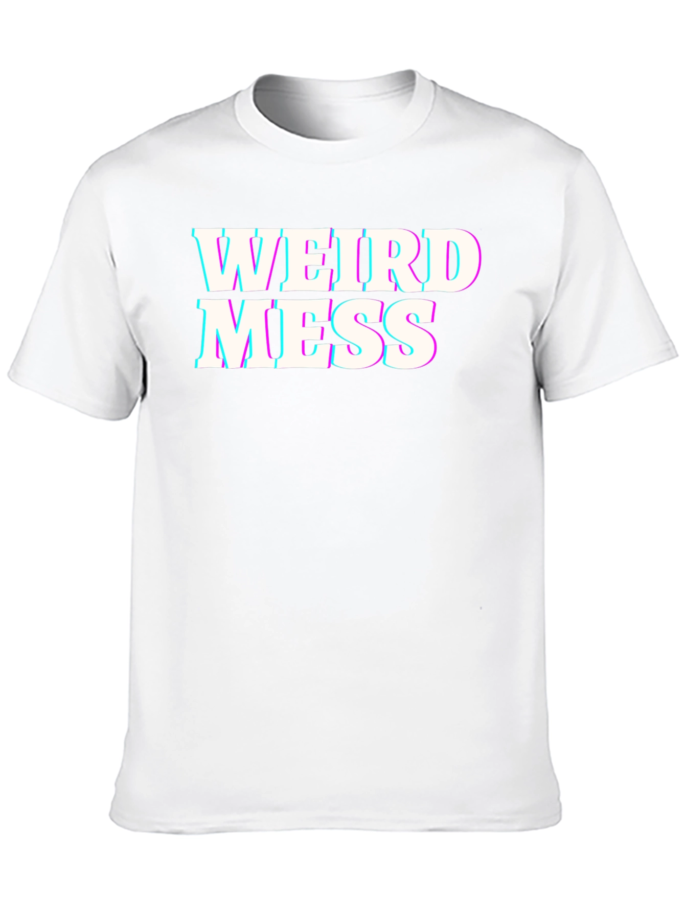 Black Weird Mess Graphic T-Shirt - Black view 10