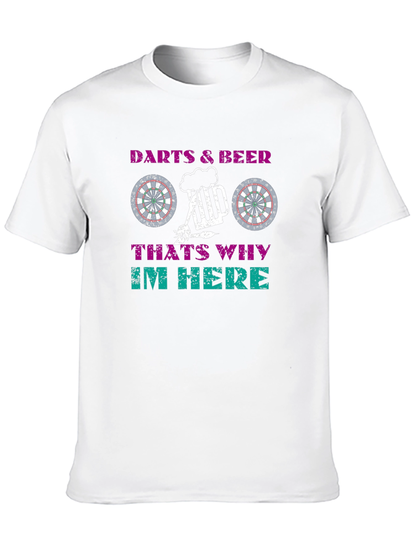 Black Darts & Beer Graphic Tee view 10