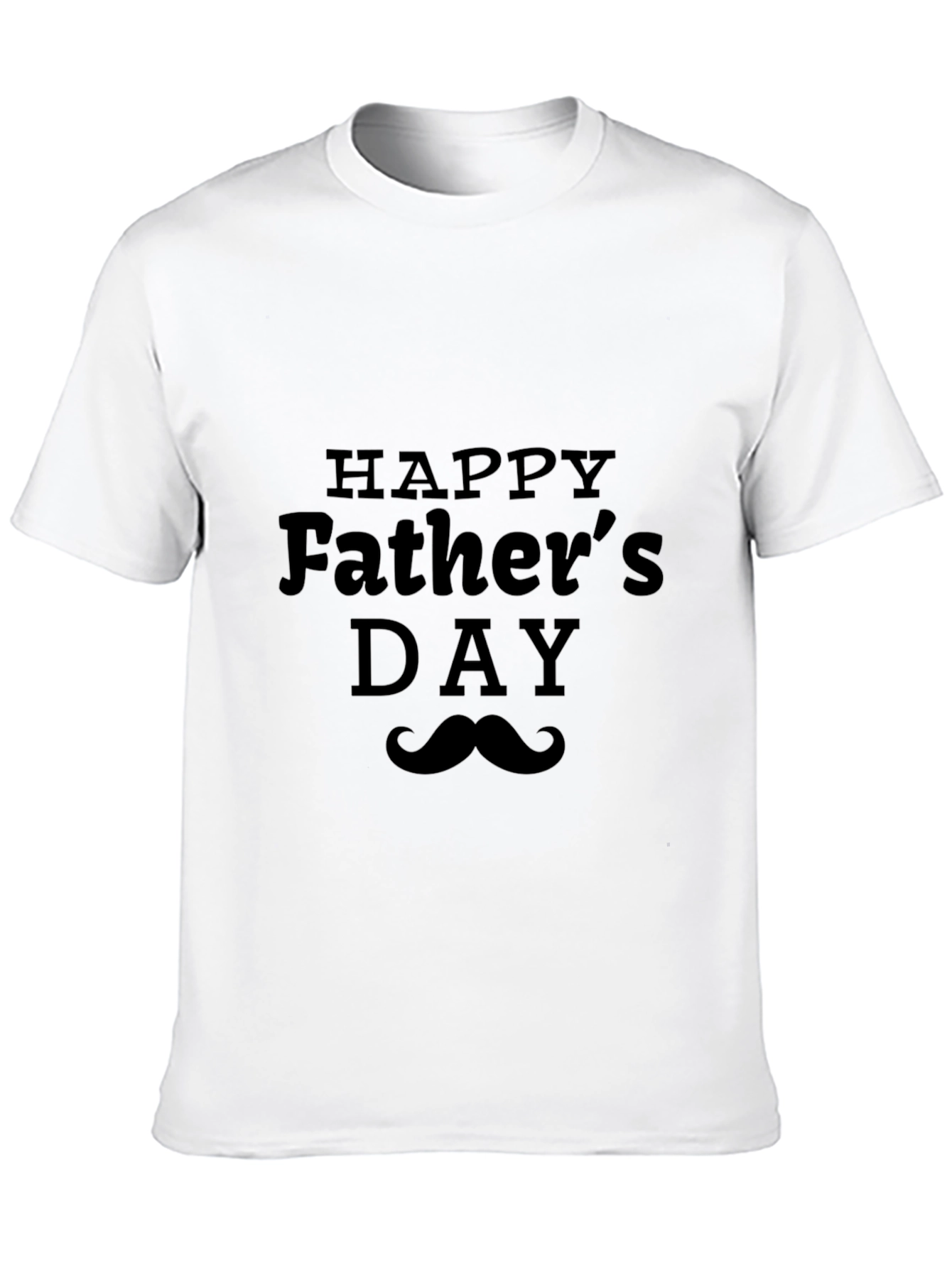 Black Happy Father's Day Black Graphic T-Shirt view 10
